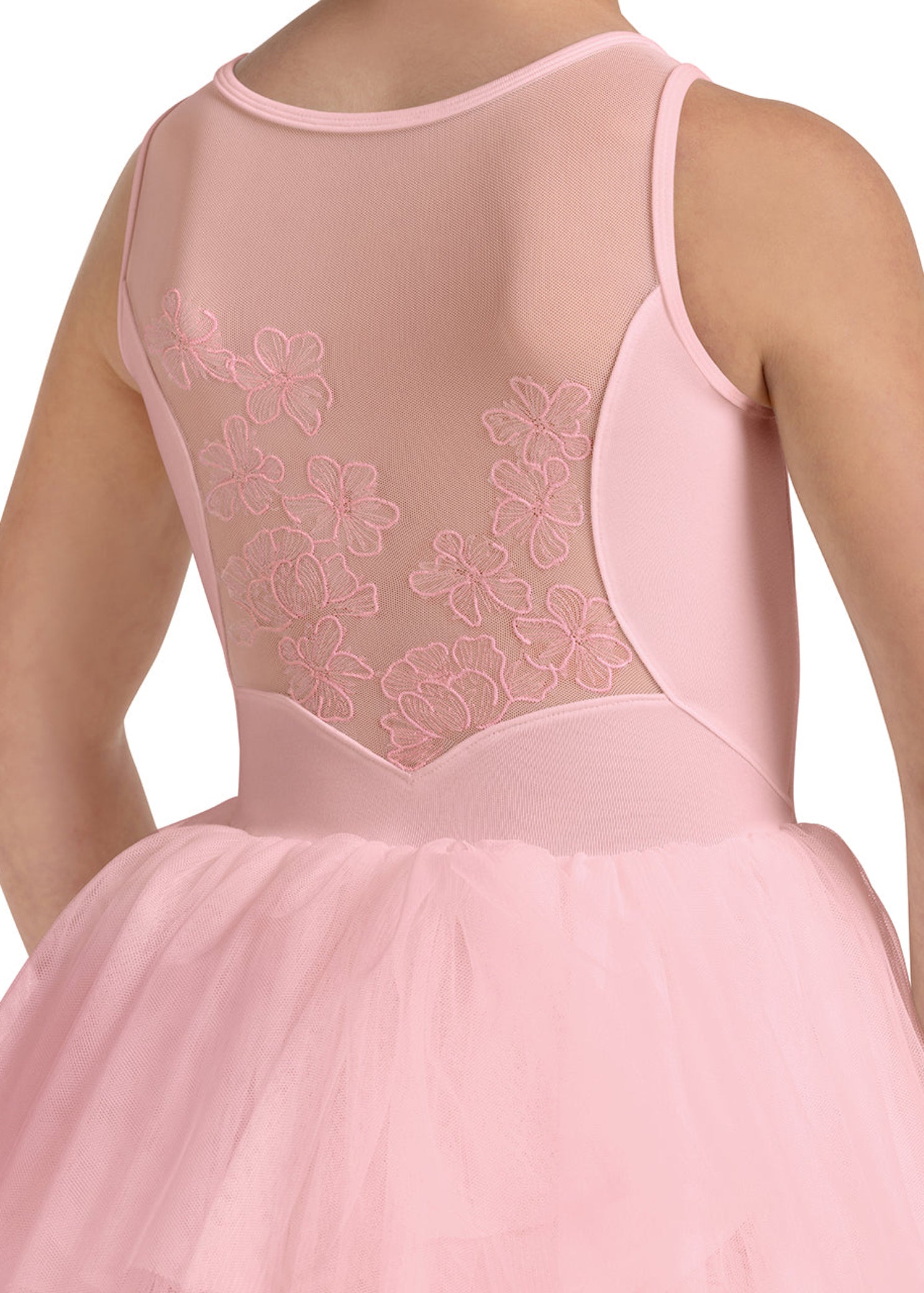 Tank Tutu Leotard Pink detail view