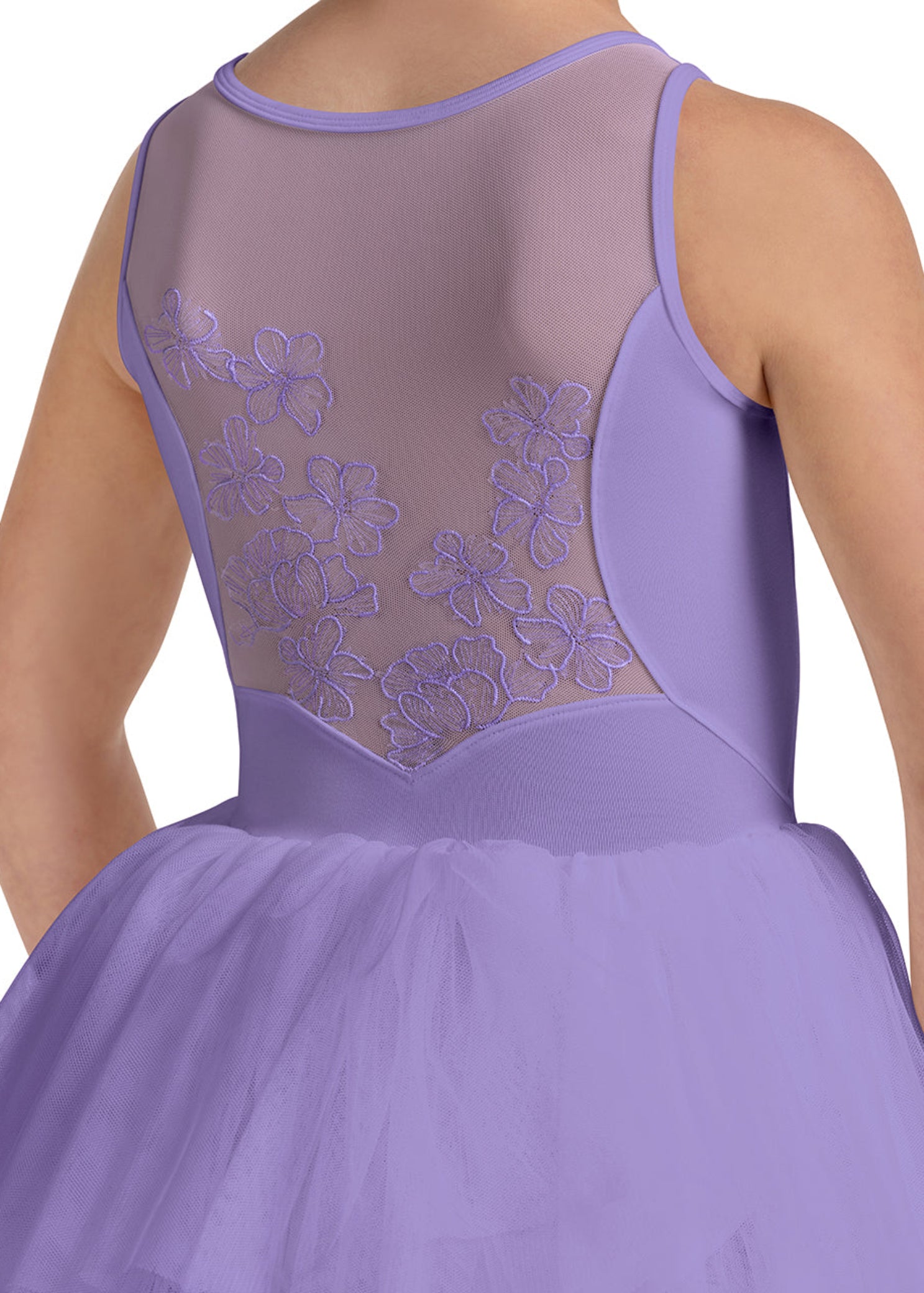 Tank Tutu Leotard Lilac detail view