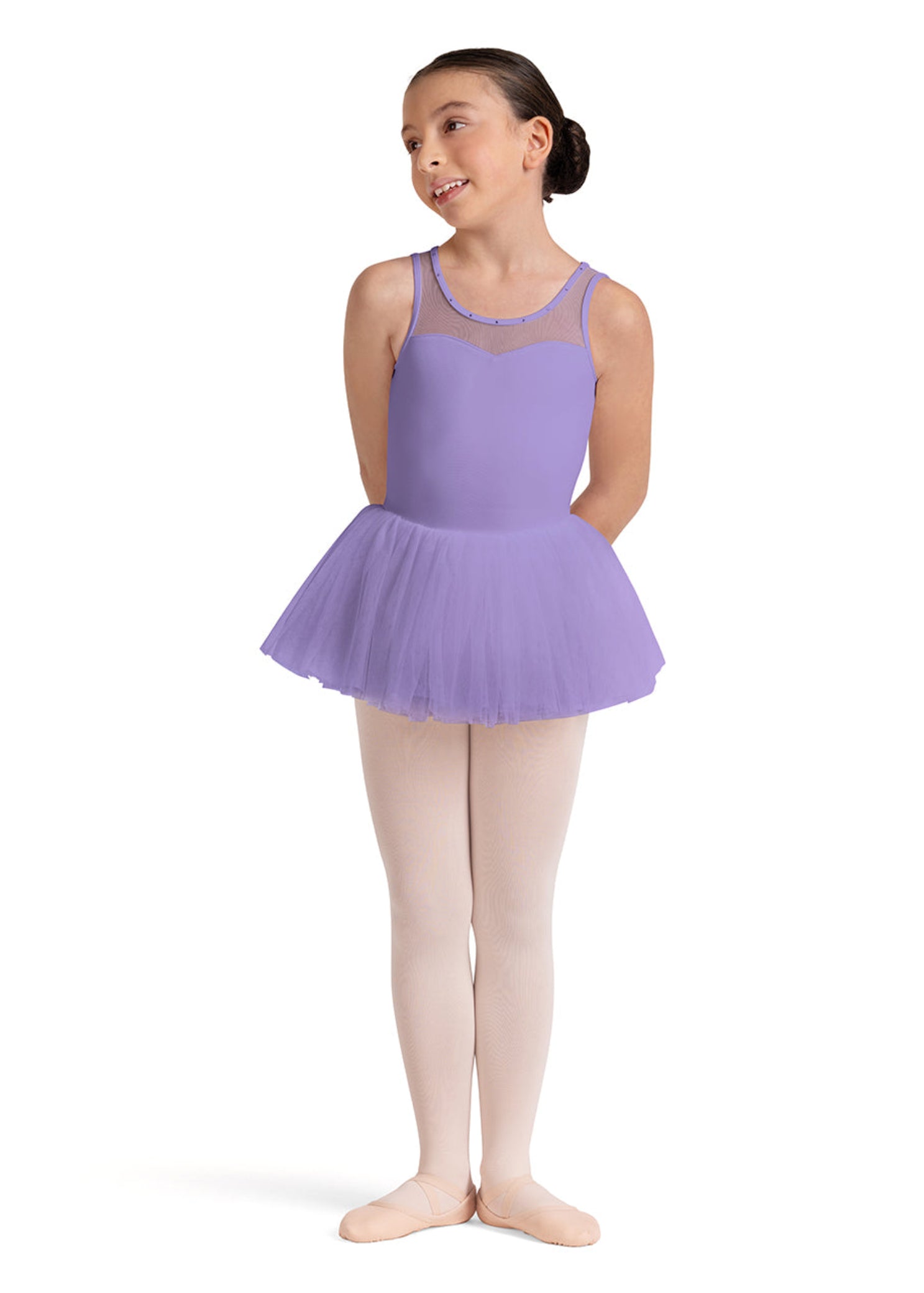 Tank Tutu Leotard Lilac front view