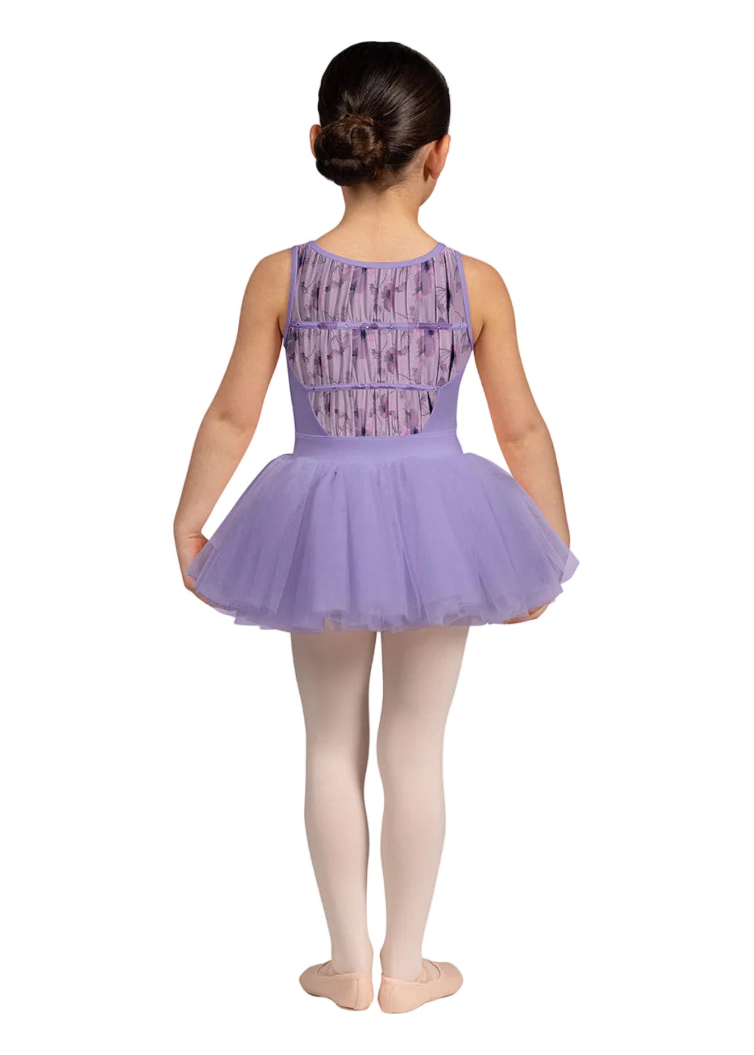 Evie Tank Tutu Dress Lilac back view