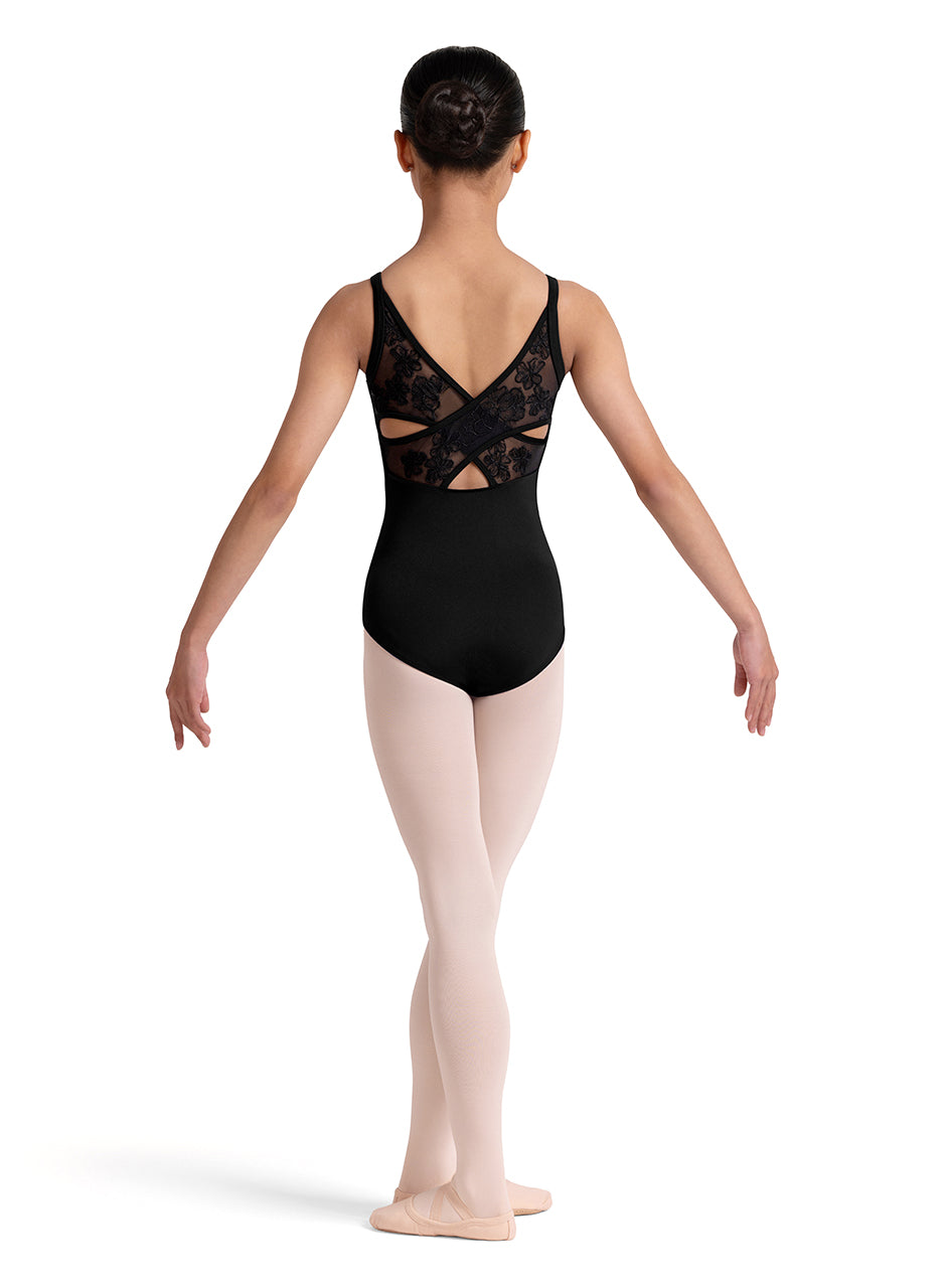 Camisole Leotard Black back view