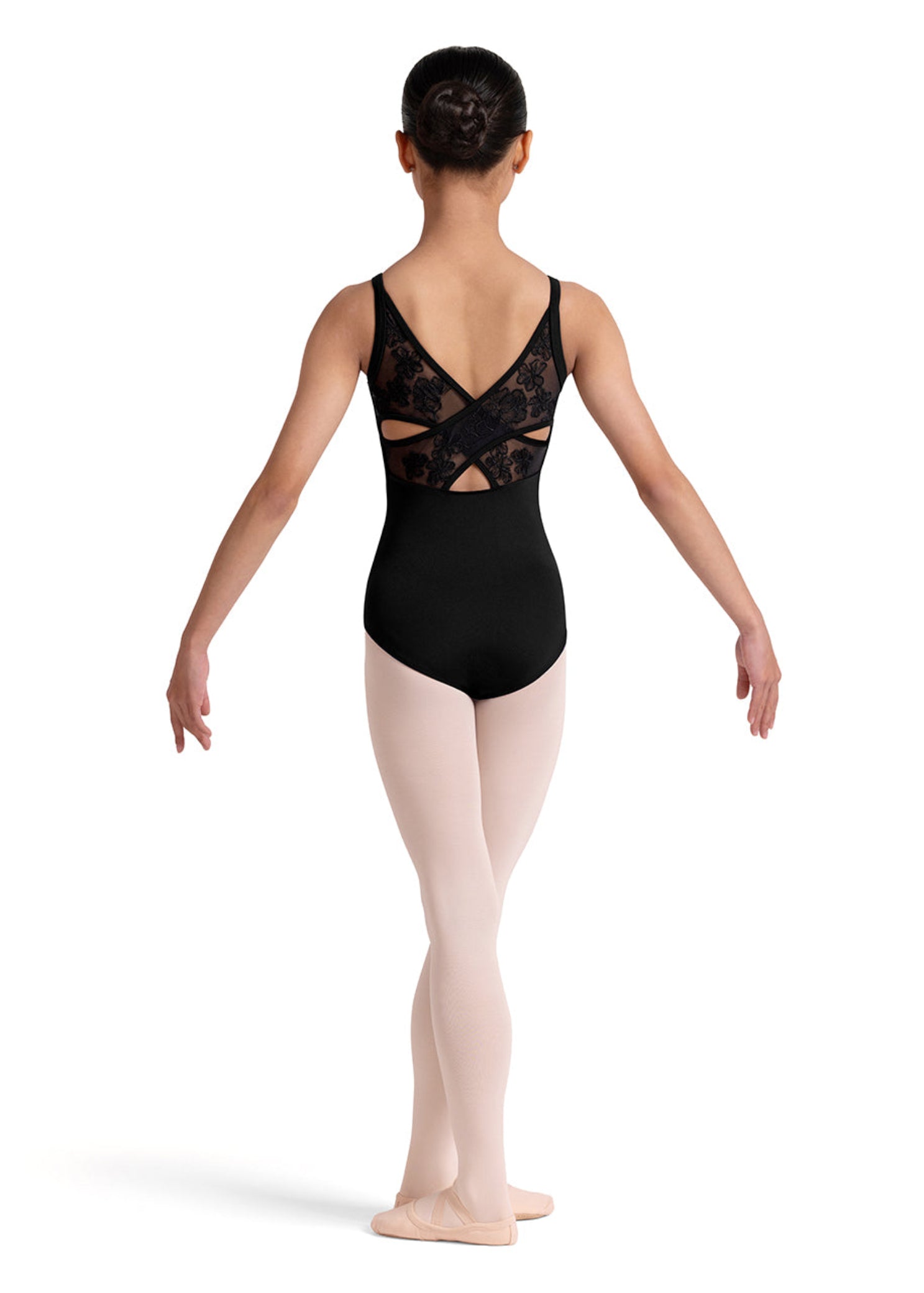 Camisole Leotard Black back view