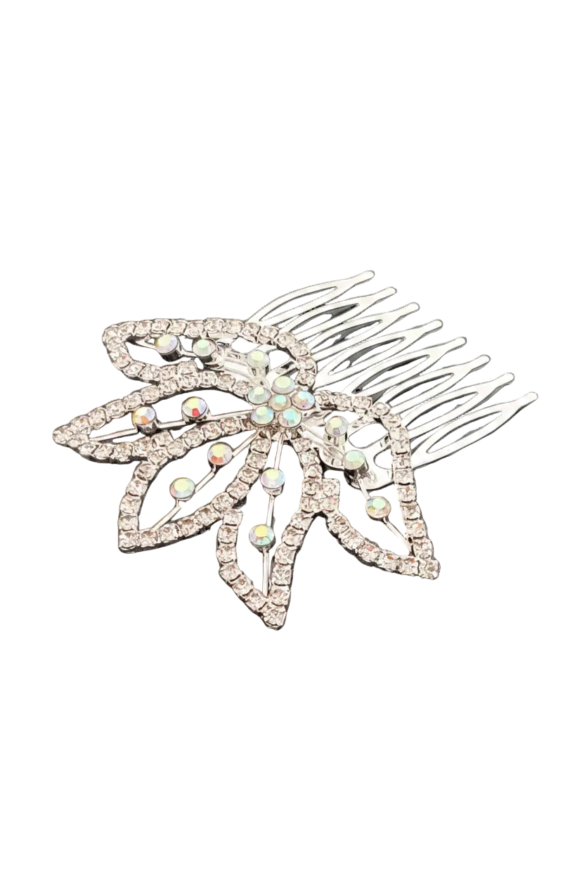 Leafy Crystal Hair Comb – CO0203