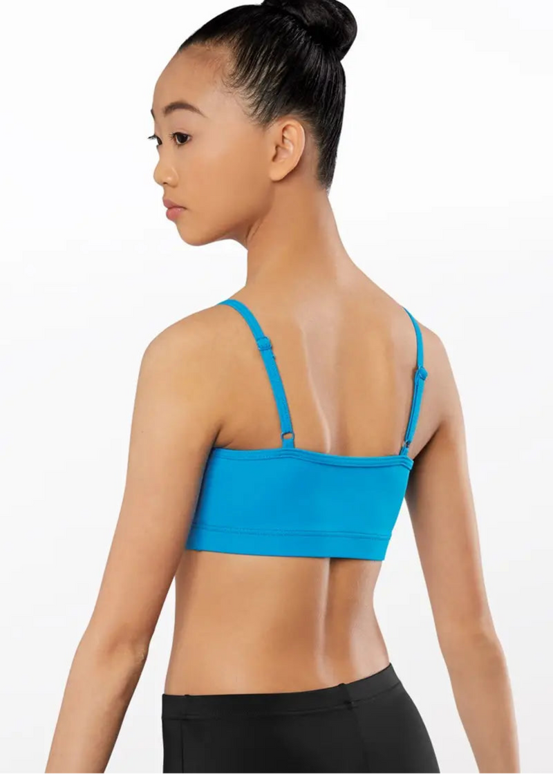 Cami Bra Top Blue back view