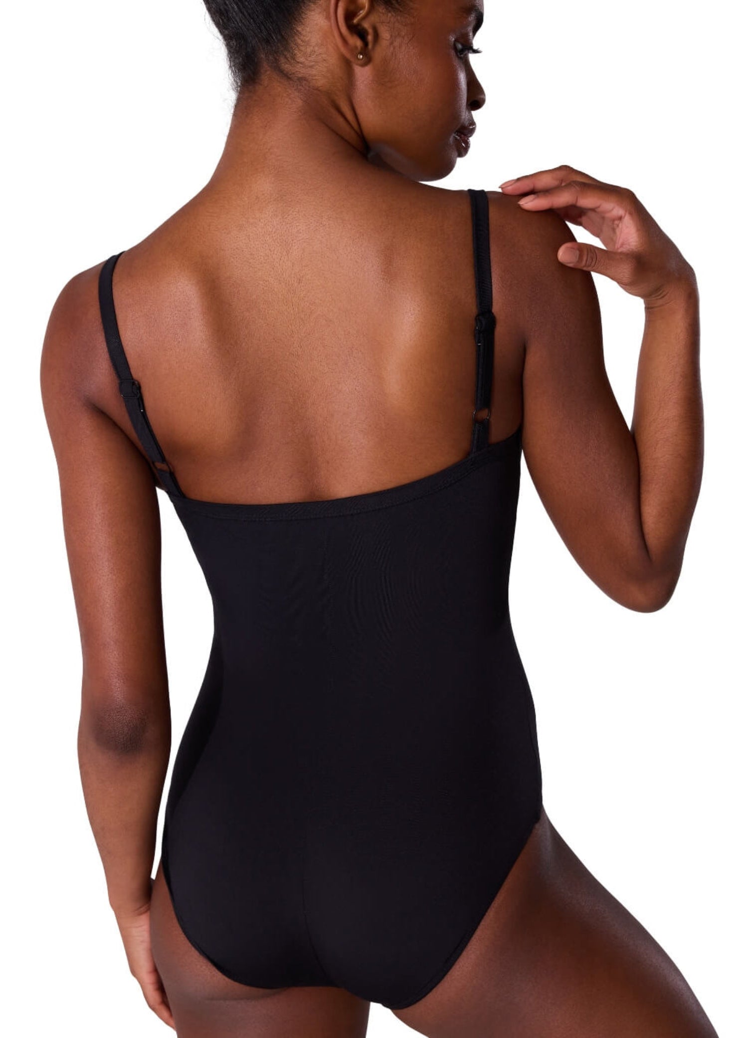 Camisole Leotard Black back view