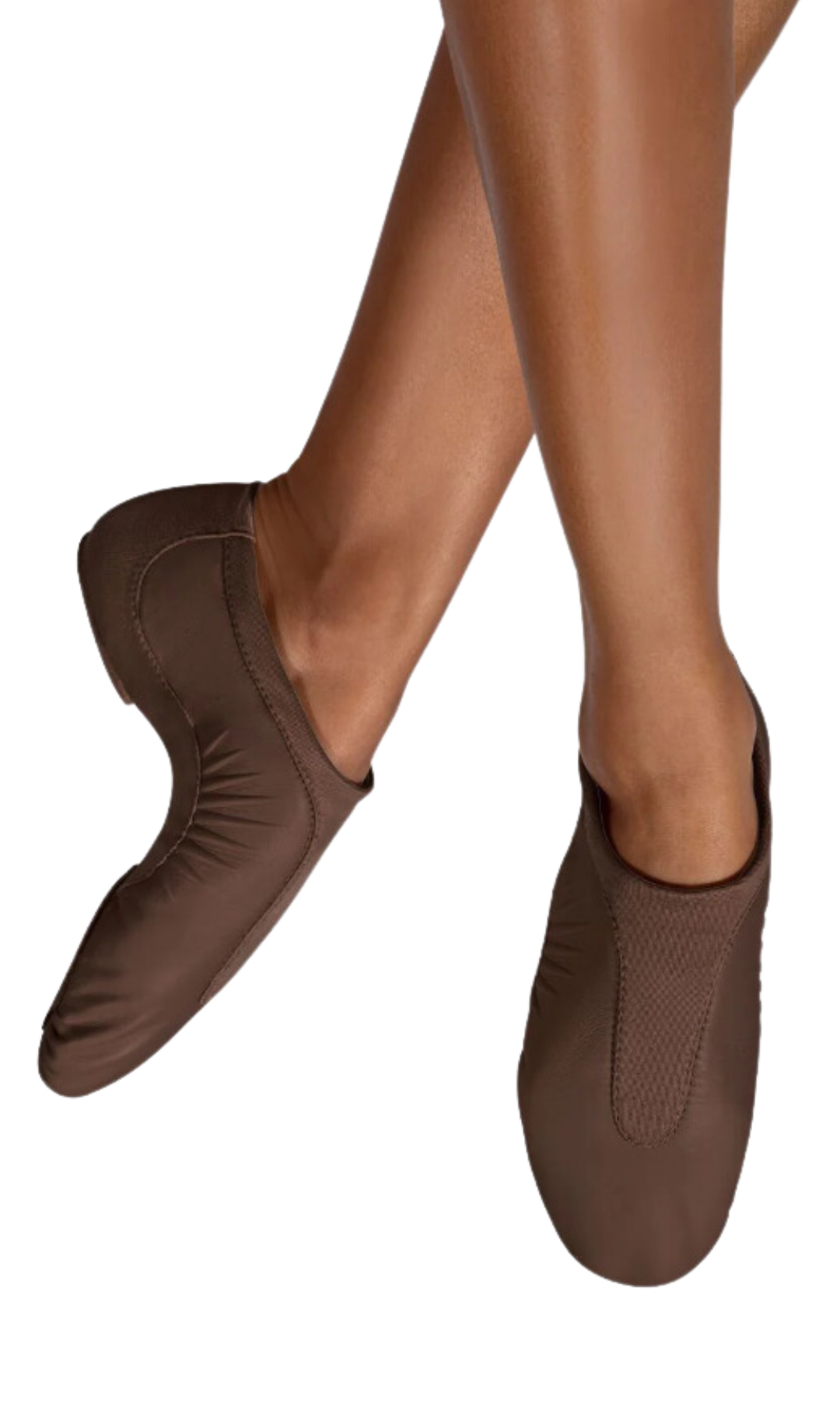 Pulse Leather Jazz Shoe Cocoa front and medial side view