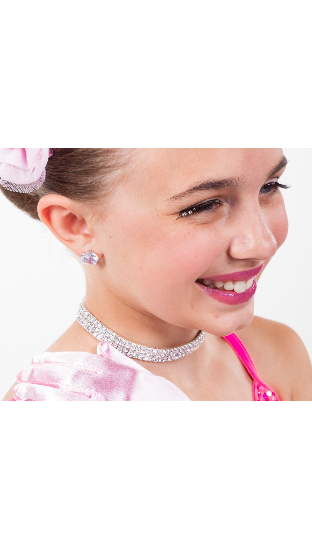 10mm CZ Stud Earrings lifestyle view