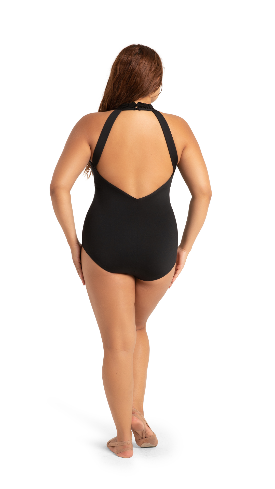 Danza High Neck Leotard Black back view