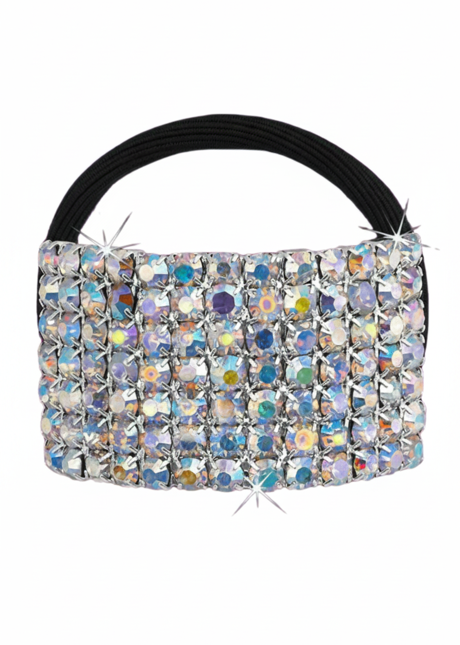 Rhinestone Bar Ponytail Holder