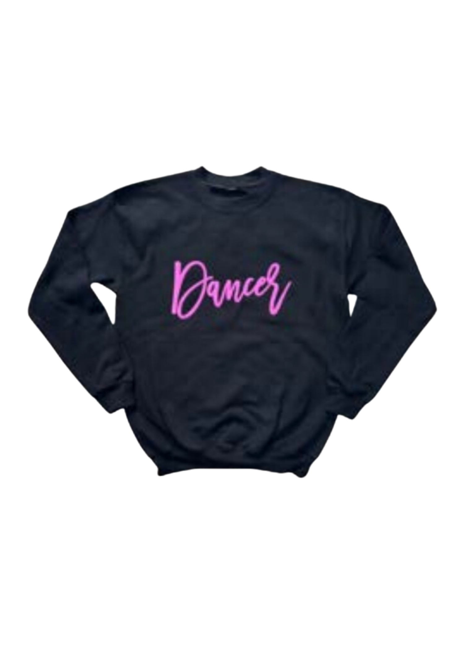 Puff Print Sweatshirt pink front view