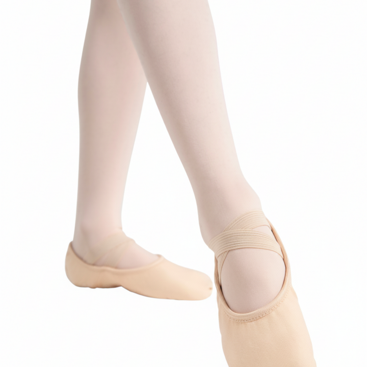 CAPEZIO HANAMI WHITE BALLET SLIPPER - CHILD #2037C main image 1