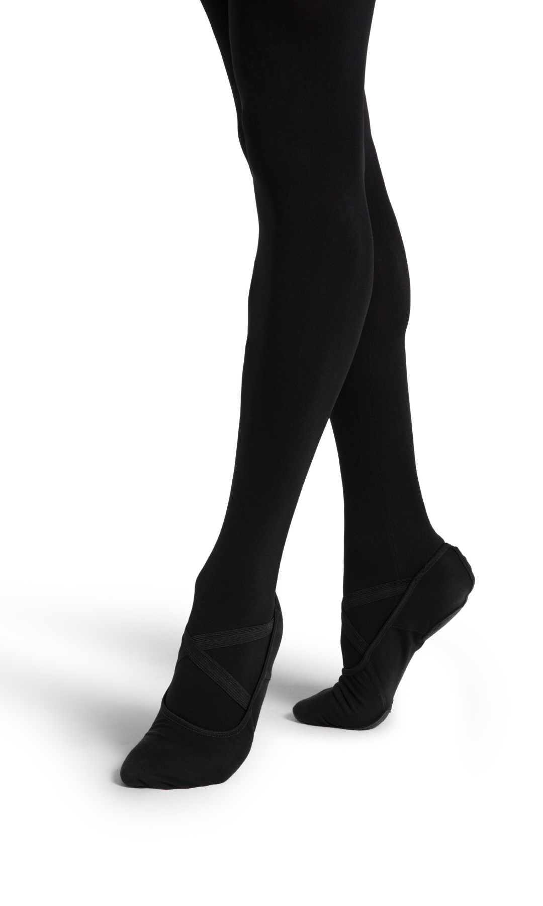 Hanami Canvas Ballet Shoe Black lifestyle view