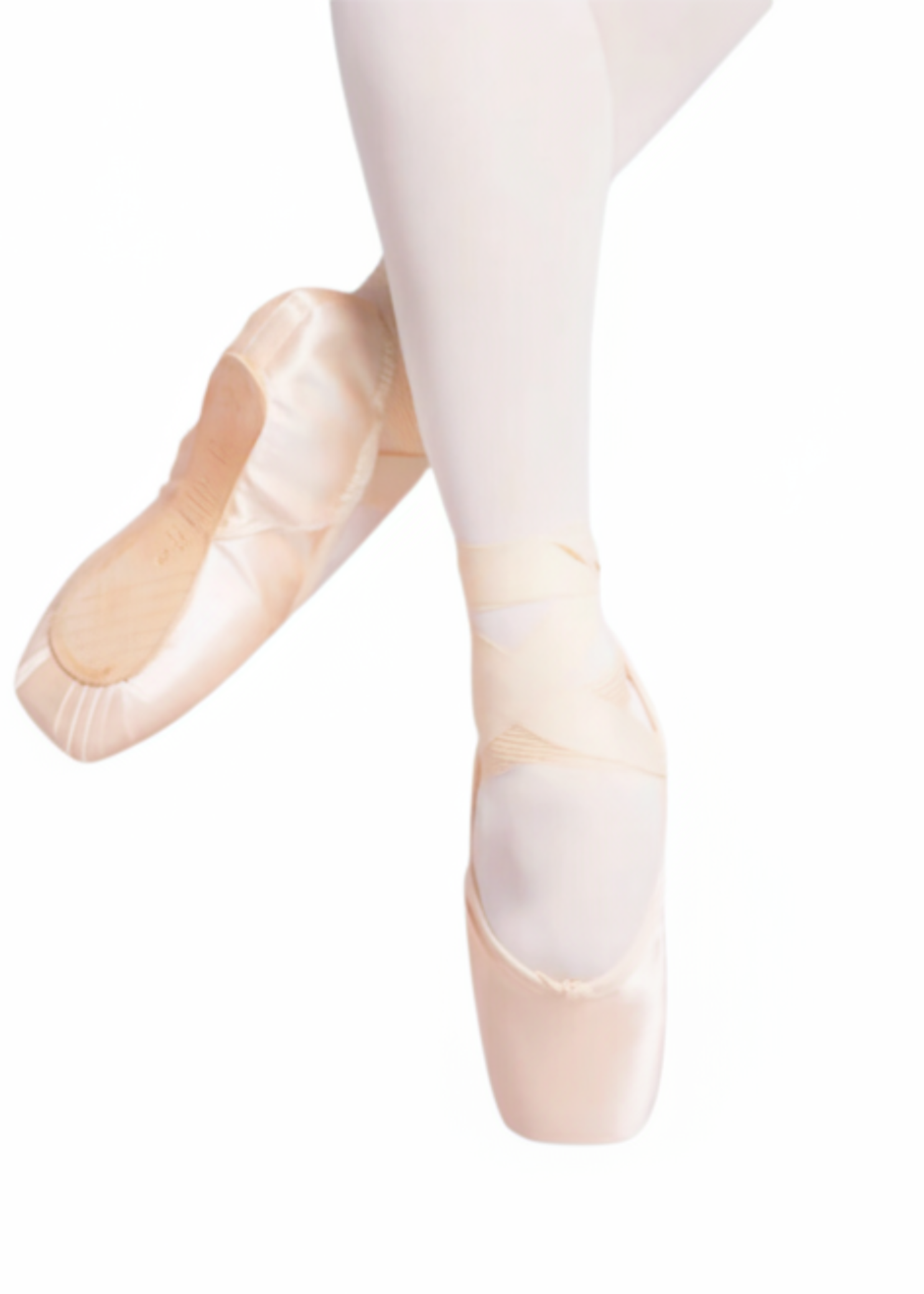 Balance Lisse Pointe Shoe top and bottom view