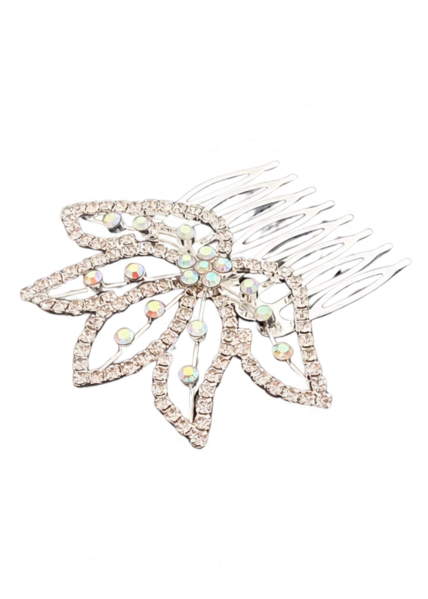 Leafy Crystal Hair Comb – CO0203
