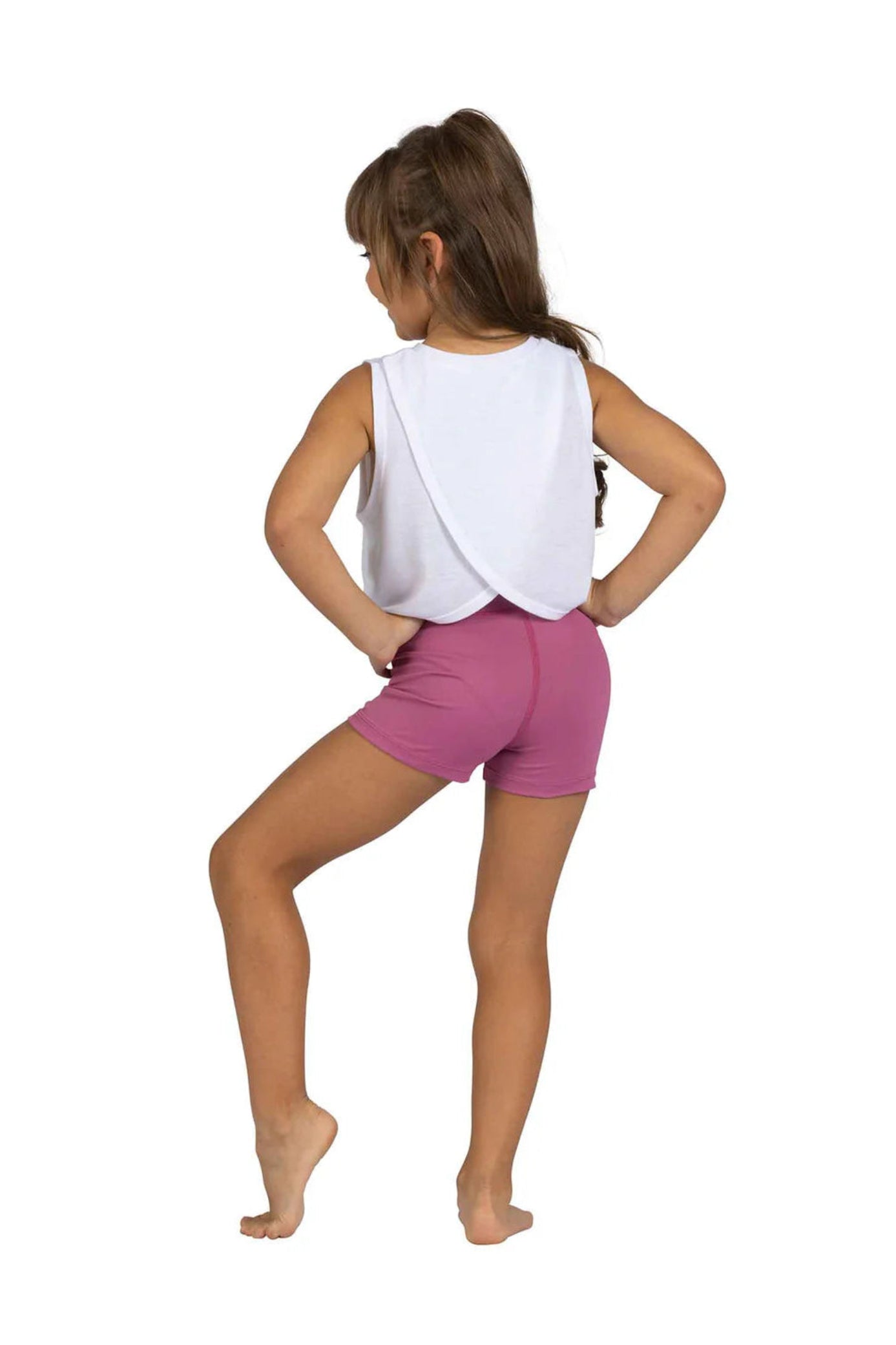 Dancin' Diva Top White back view