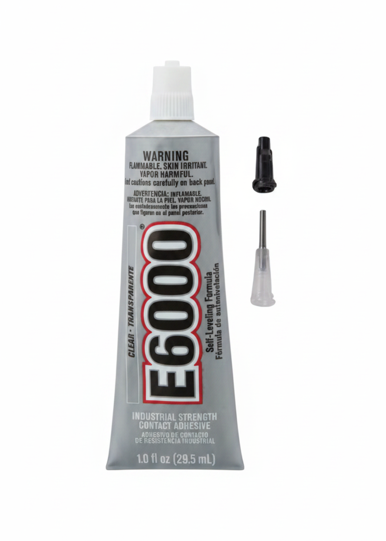 E-6000 1oz Glue W/ Tip close-up view