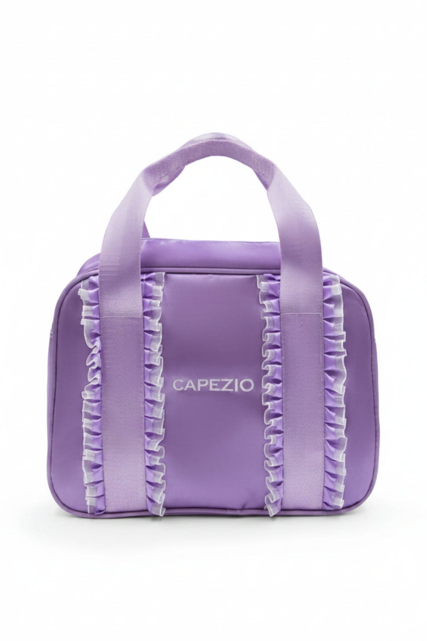 Eloise Ruffle Bag Lavender front view