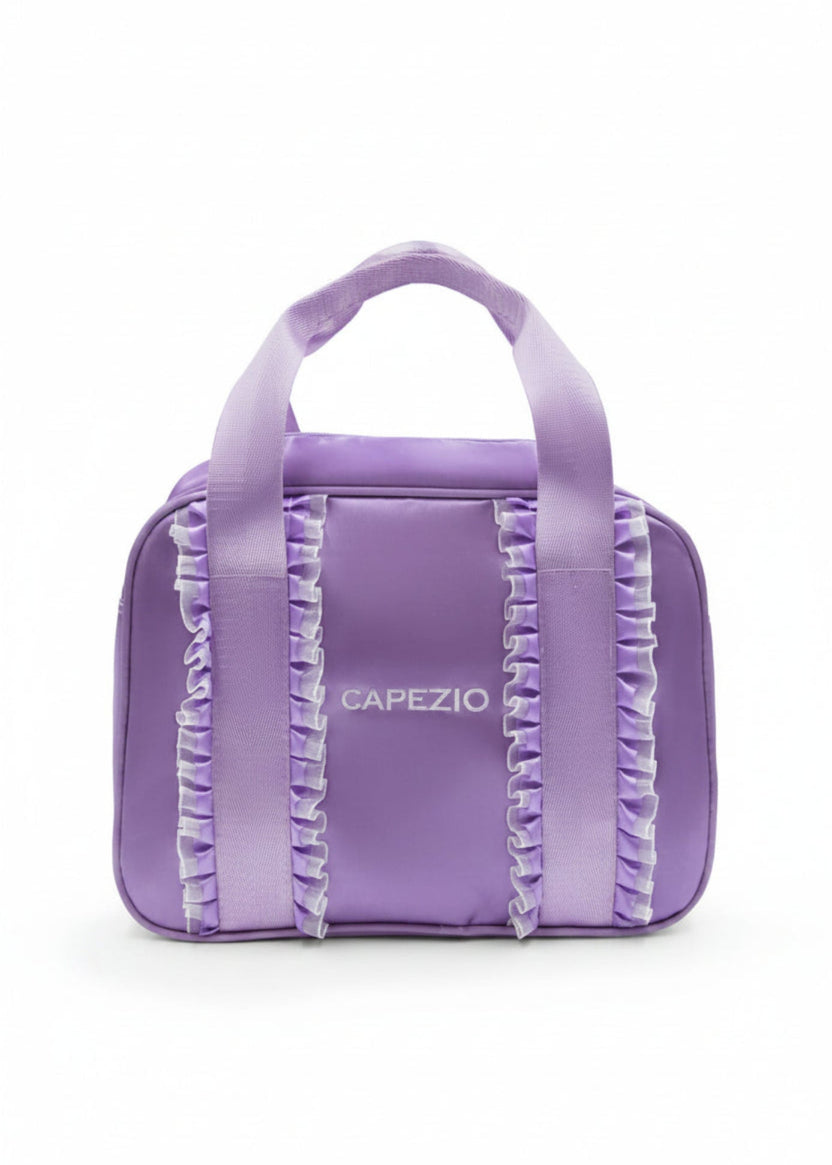 Eloise Ruffle Bag Lavender front view