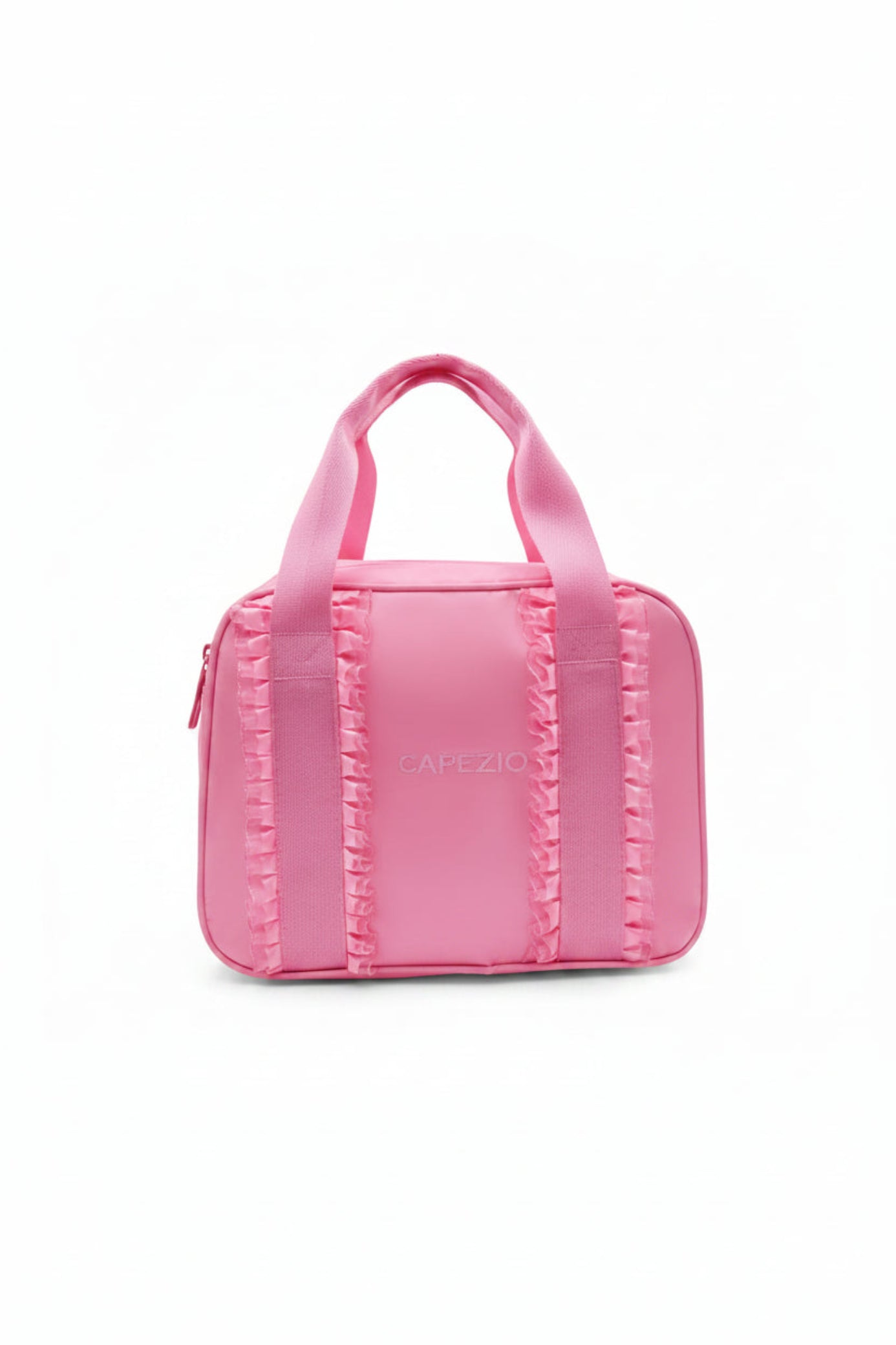 Eloise Ruffle Bag Pink front view