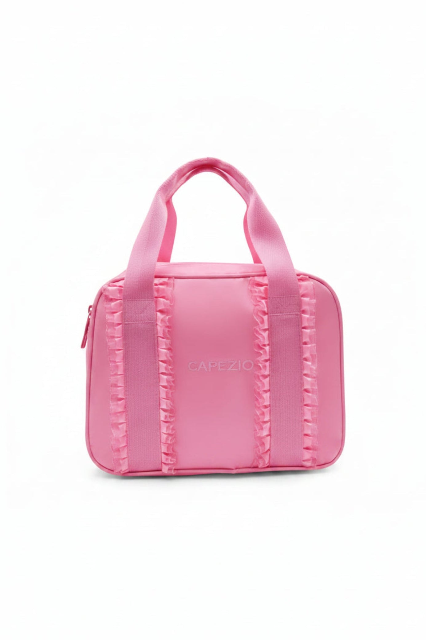 Eloise Ruffle Bag Pink front view