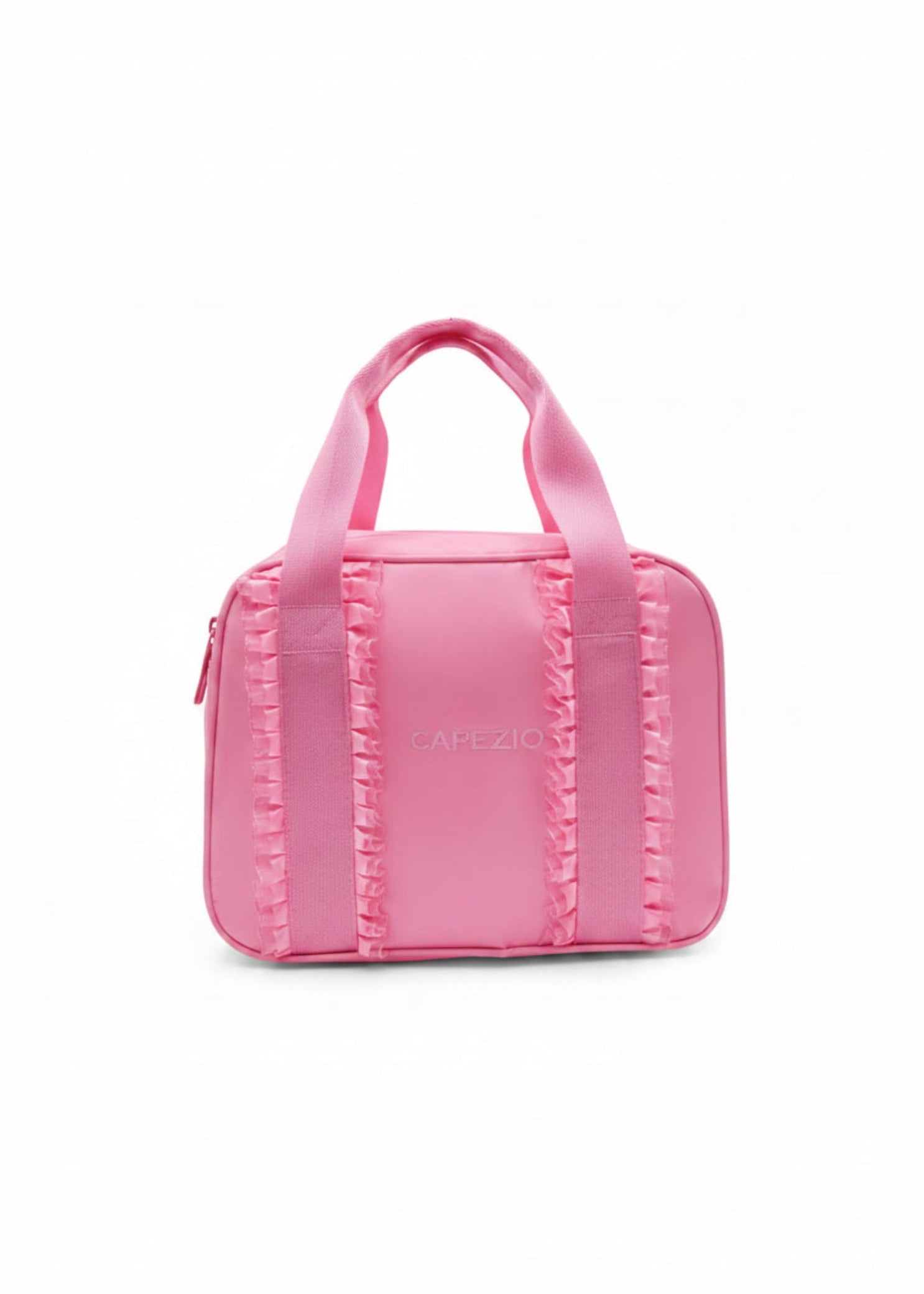Eloise Ruffle Bag Pink front view