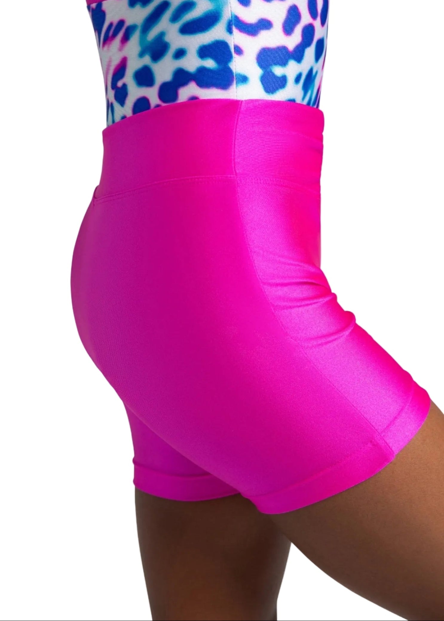 Whirl Short Neon Pink side view