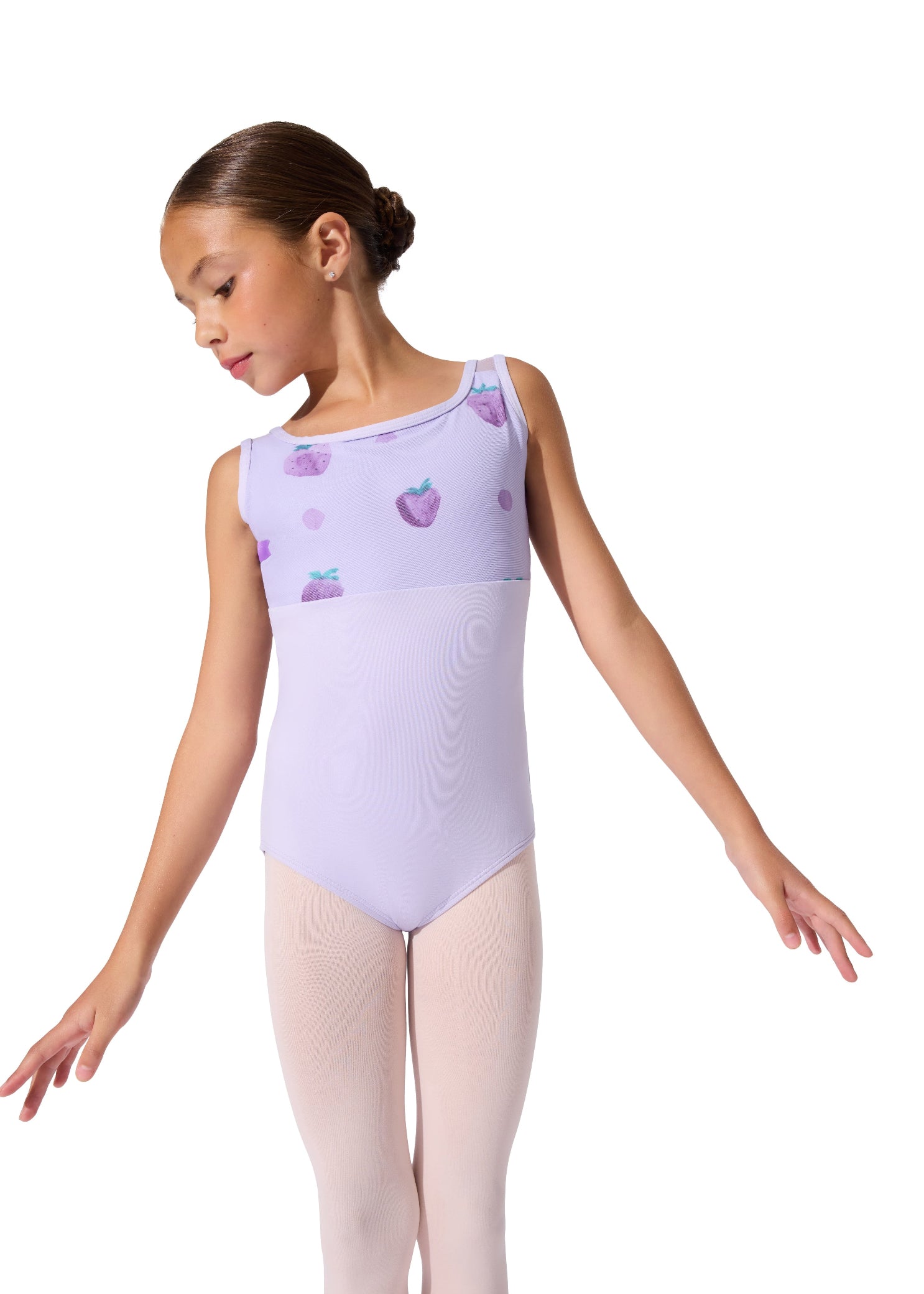 Berry Bliss Leotard Lavender front view