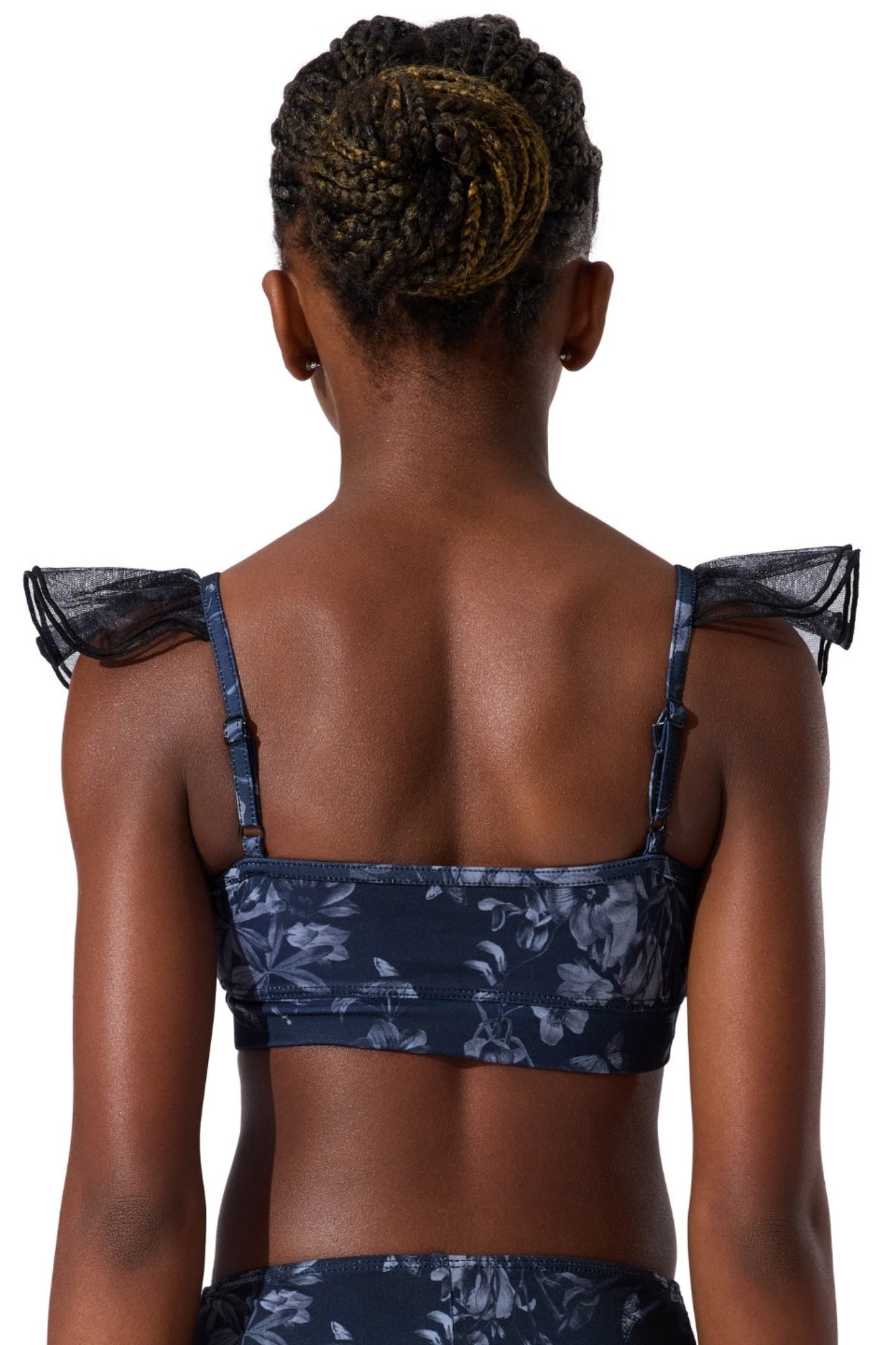 Fairy Flutter Top Black back view