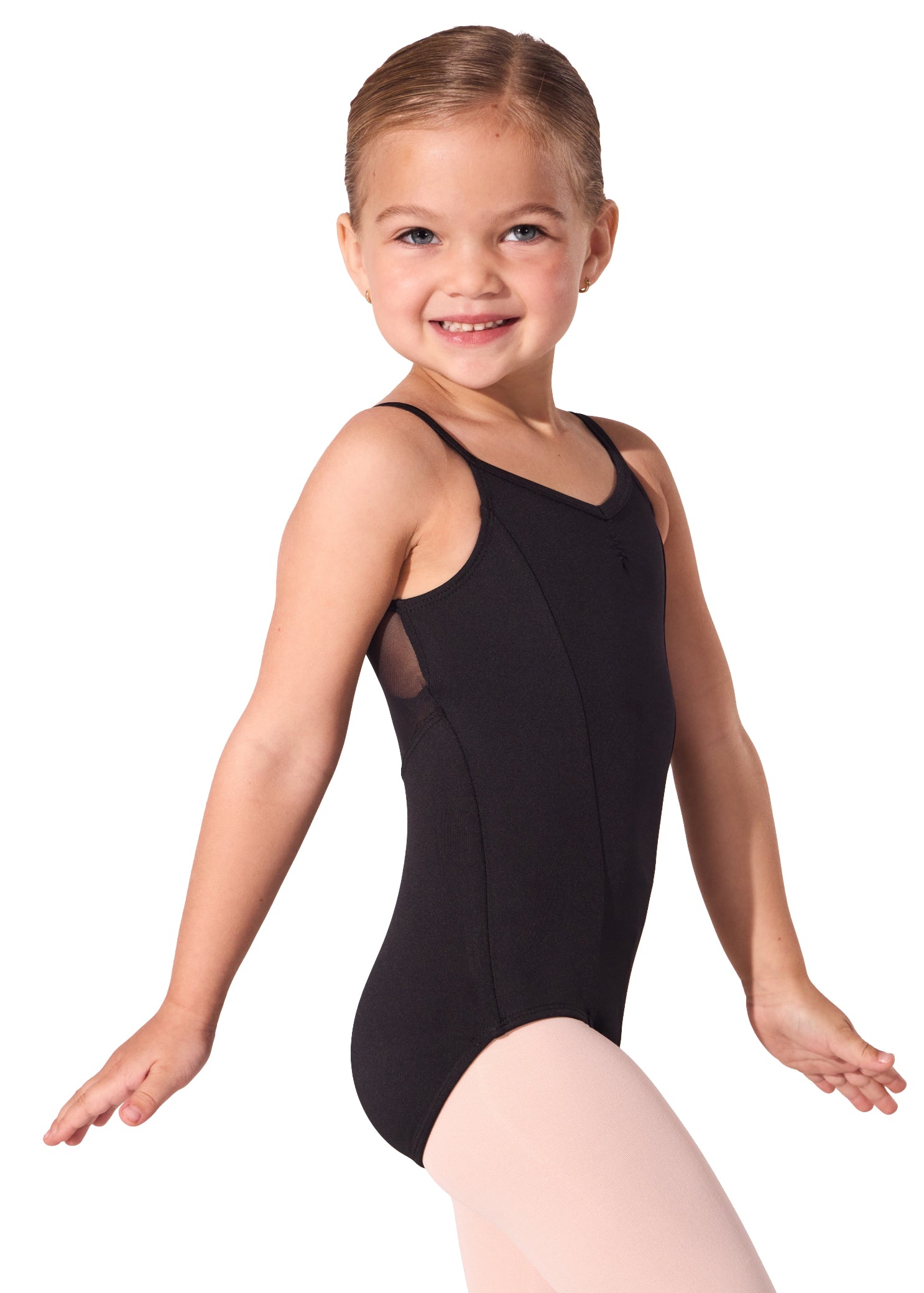 Damask Leotard Black side view