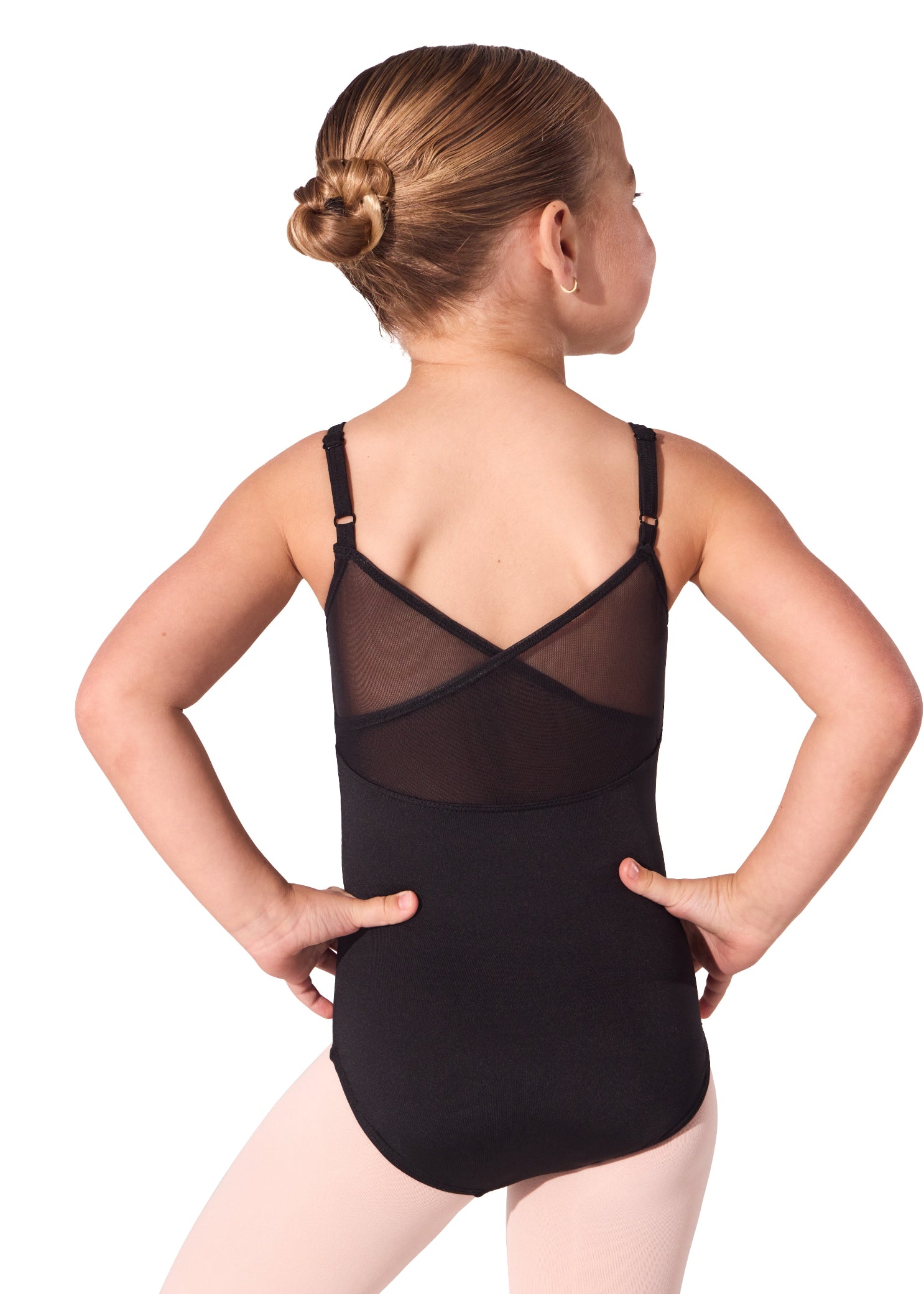 Damask Leotard Black back view