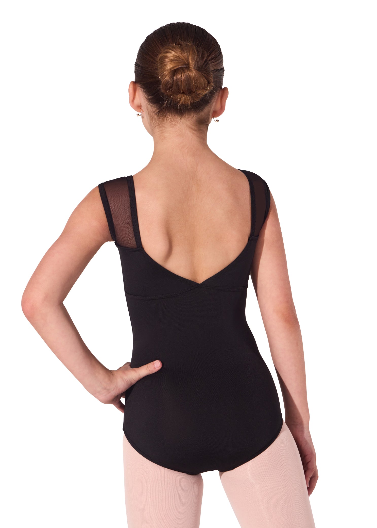 Arras Tank Leotard Black back view