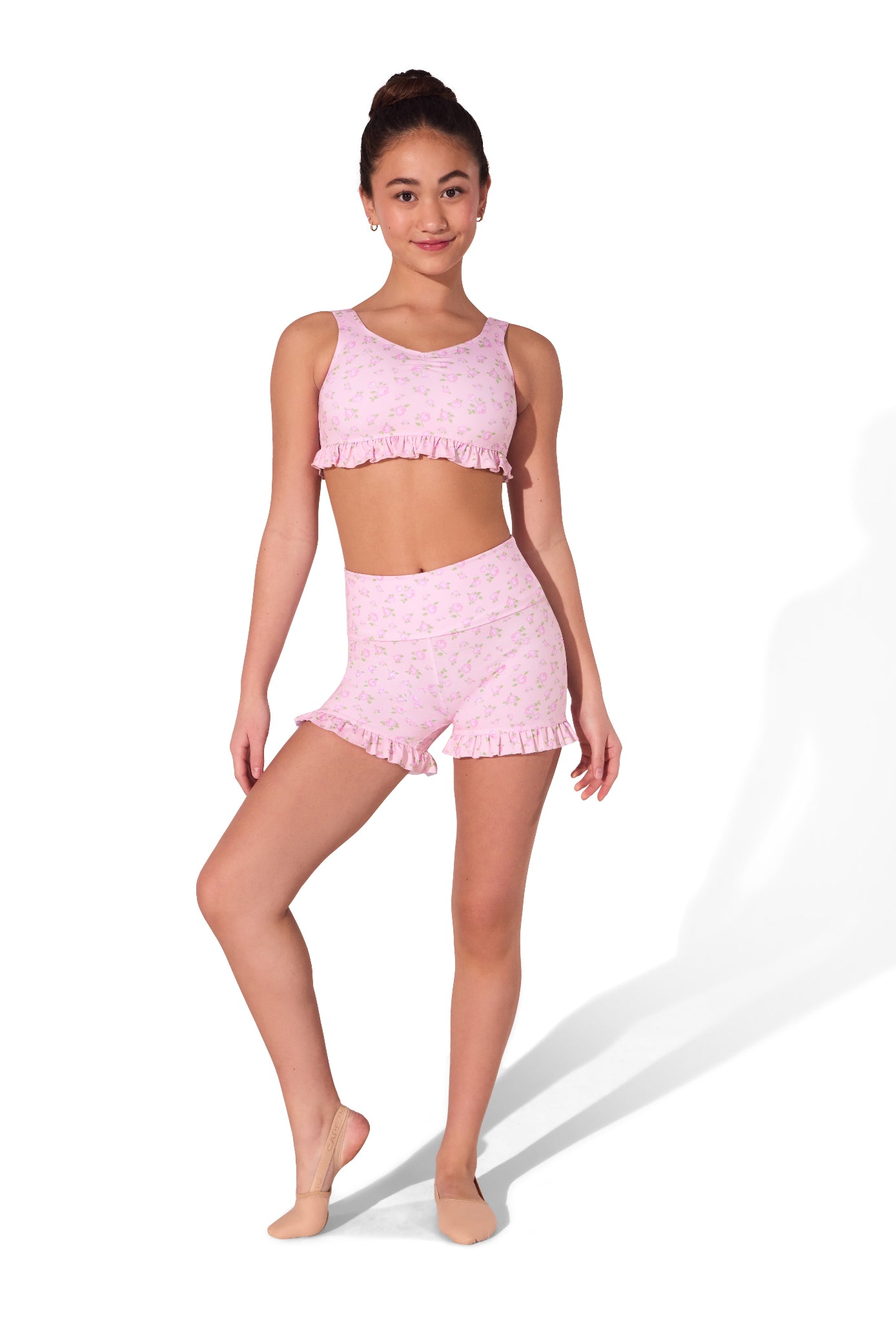 Tapestry Top Pink lifestyle view