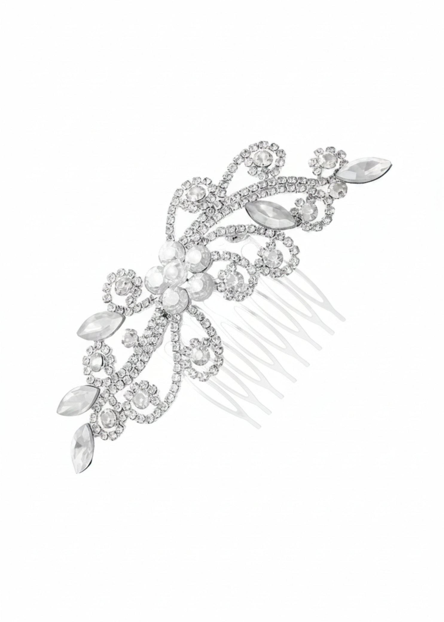 Flower Comb Crystal front view