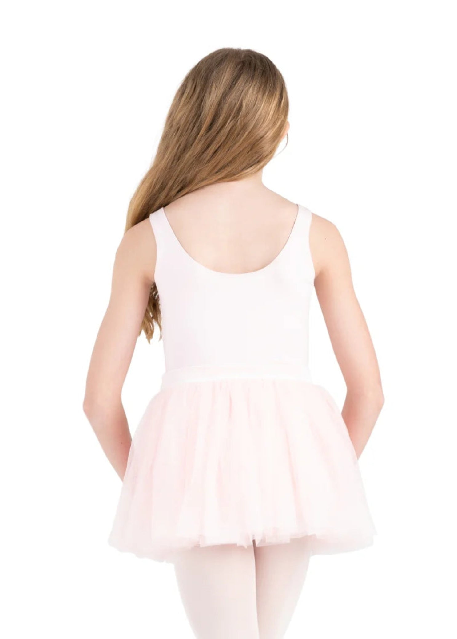 Genevieve Dress Pink back view