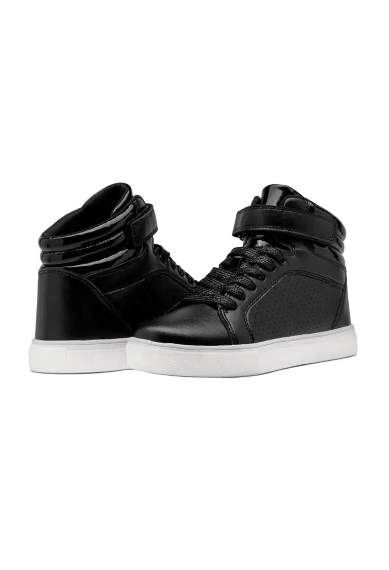 Gloss Boss Dance Sneaker Black front-side and back view