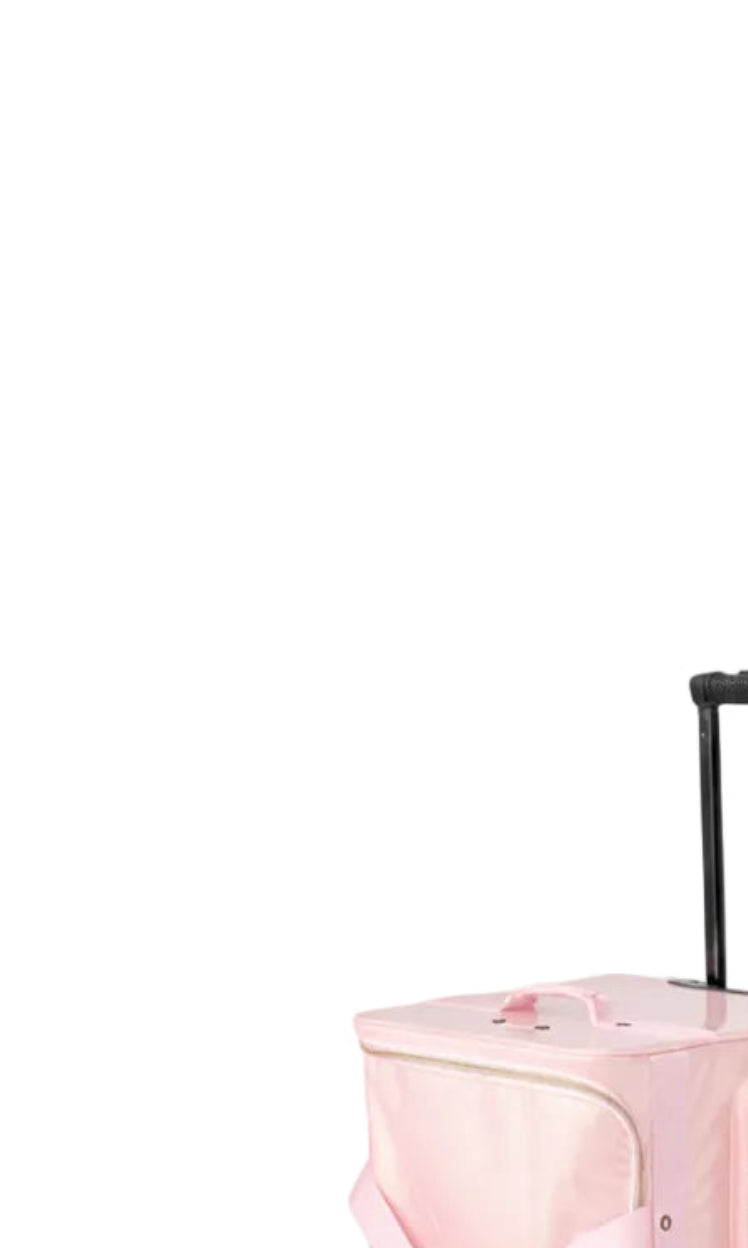 Halo Built-In Bag (Medium) Pink angled front view