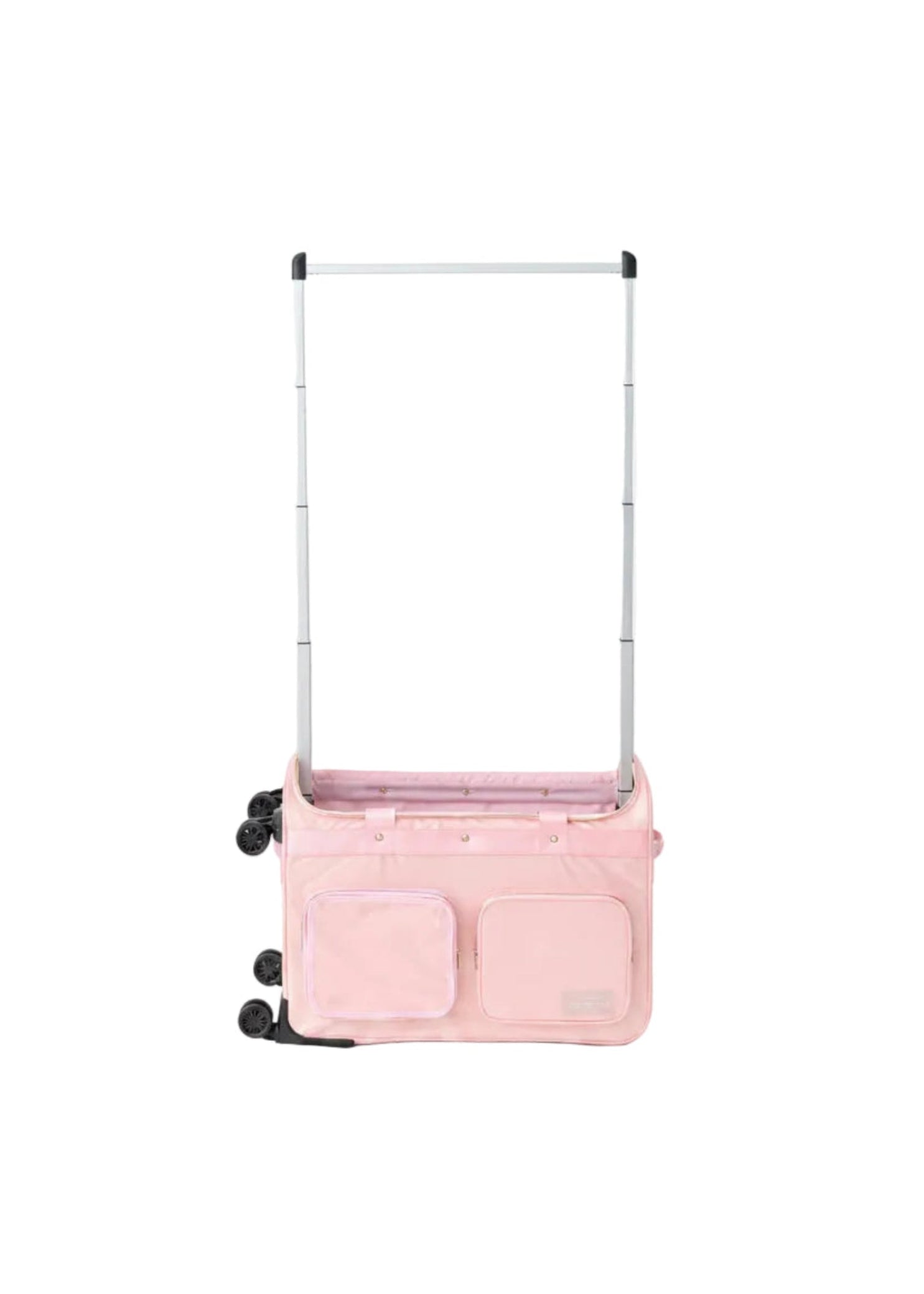Halo Built-In Bag (Medium) Pink fully extended rack view