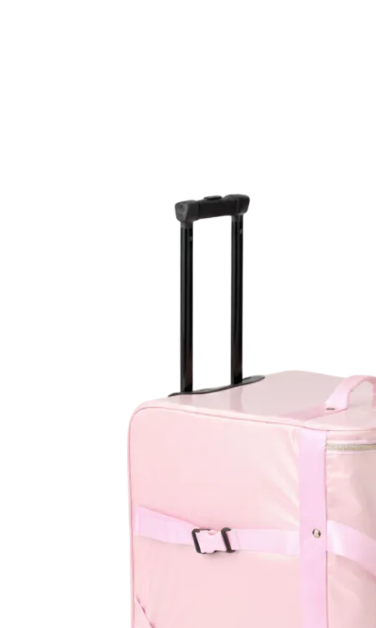 Halo Built-In Bag (Medium) Pink side travel view