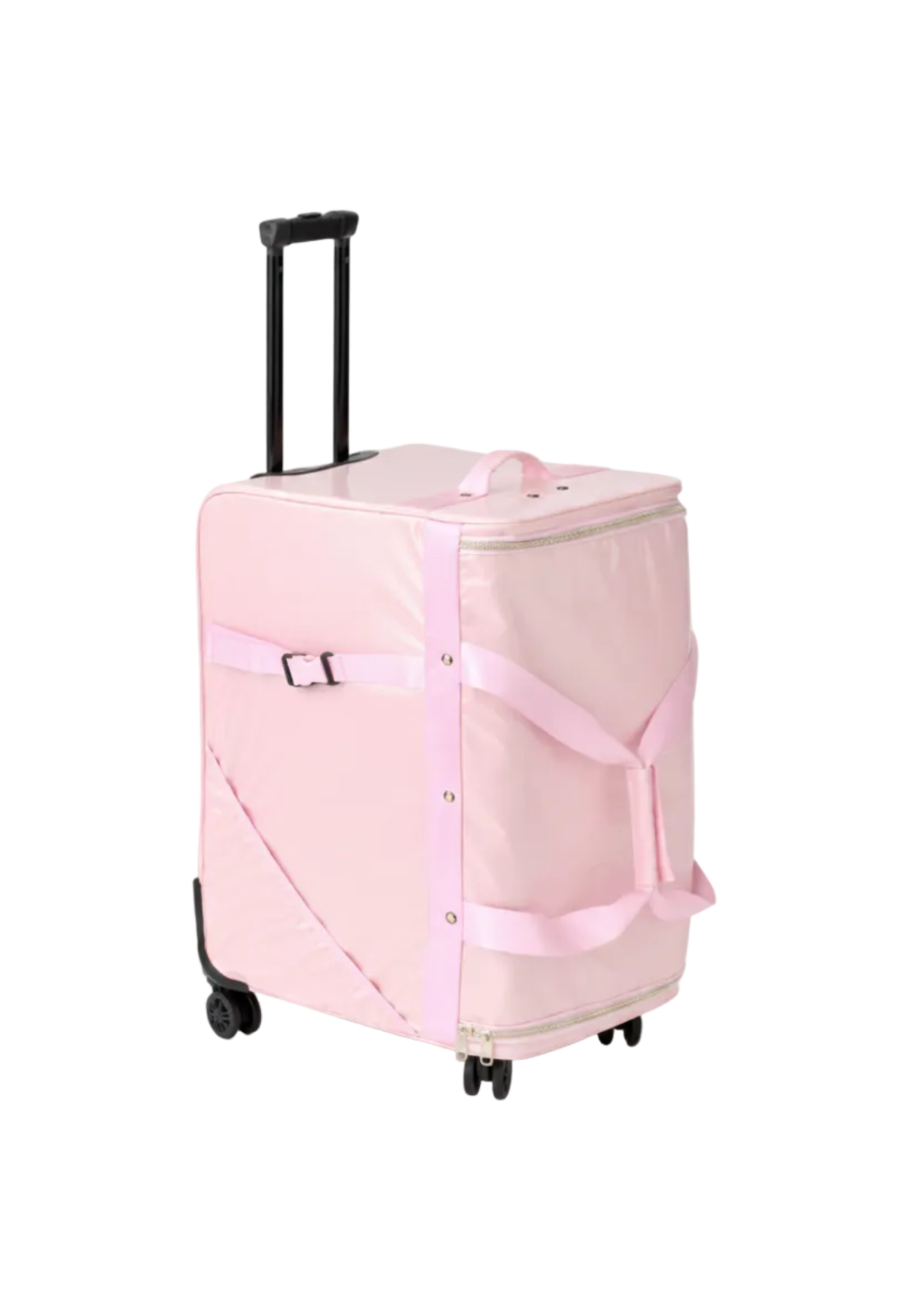 Halo Built-In Bag (Medium) Pink side travel view