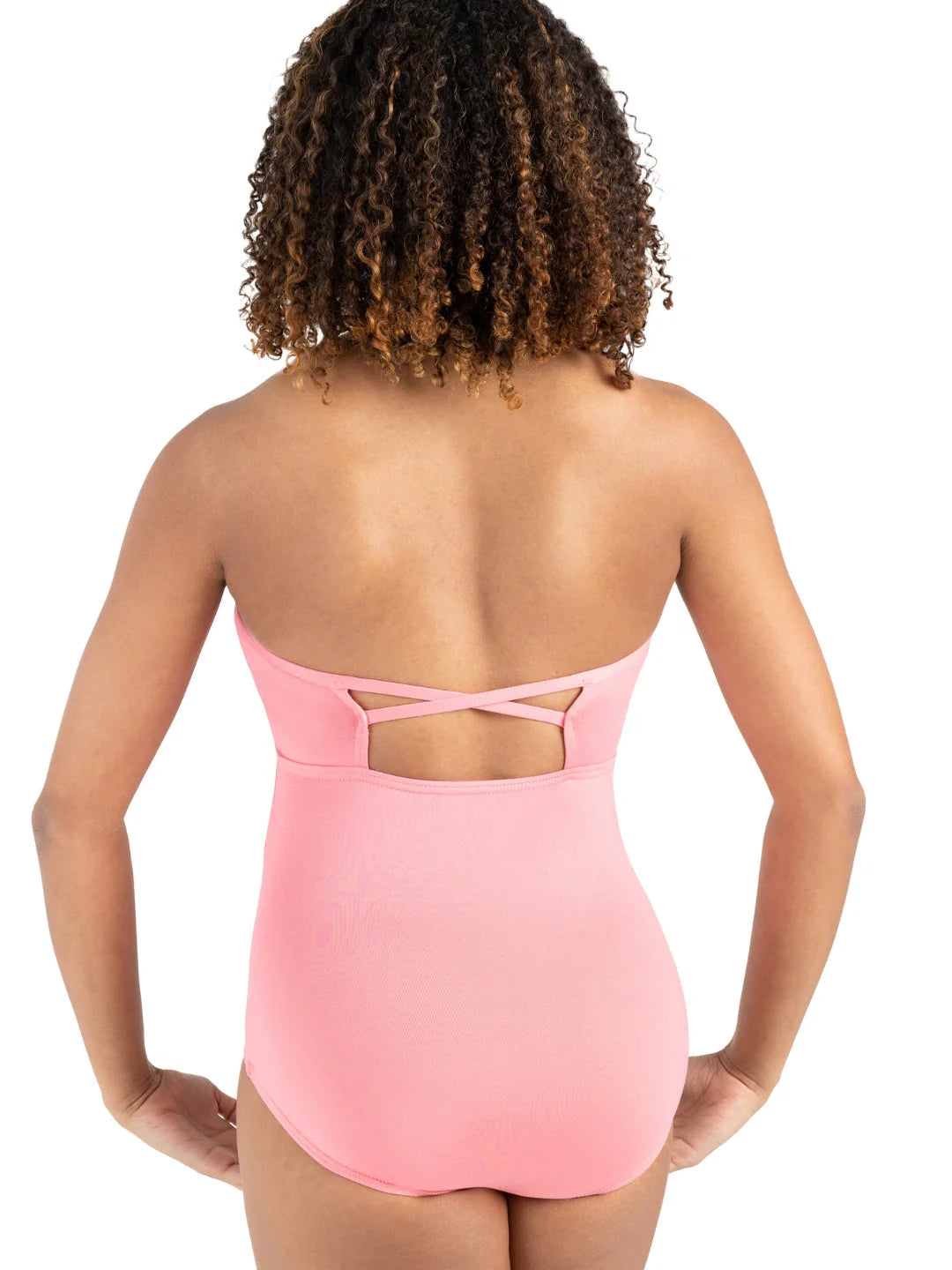 Camisole Halter Leotard Flamingo back view