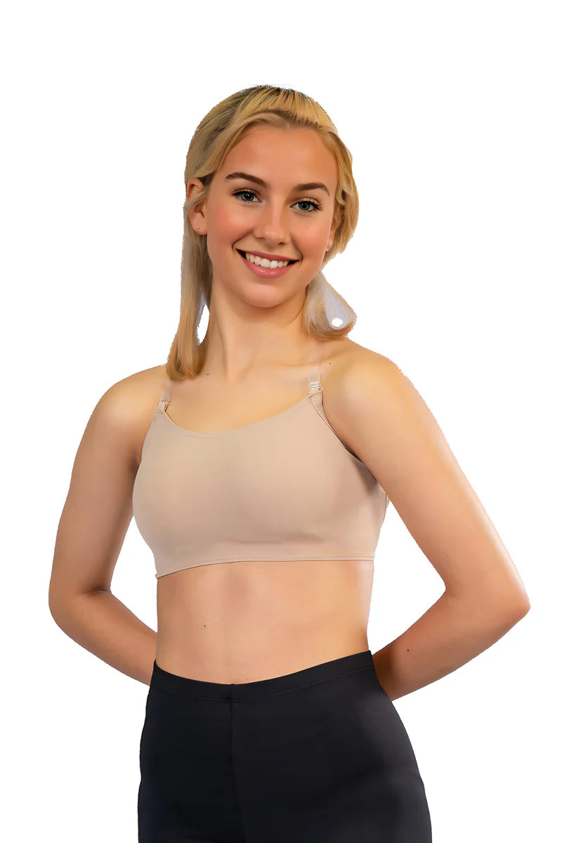 Halter Tank Bra Nude front view