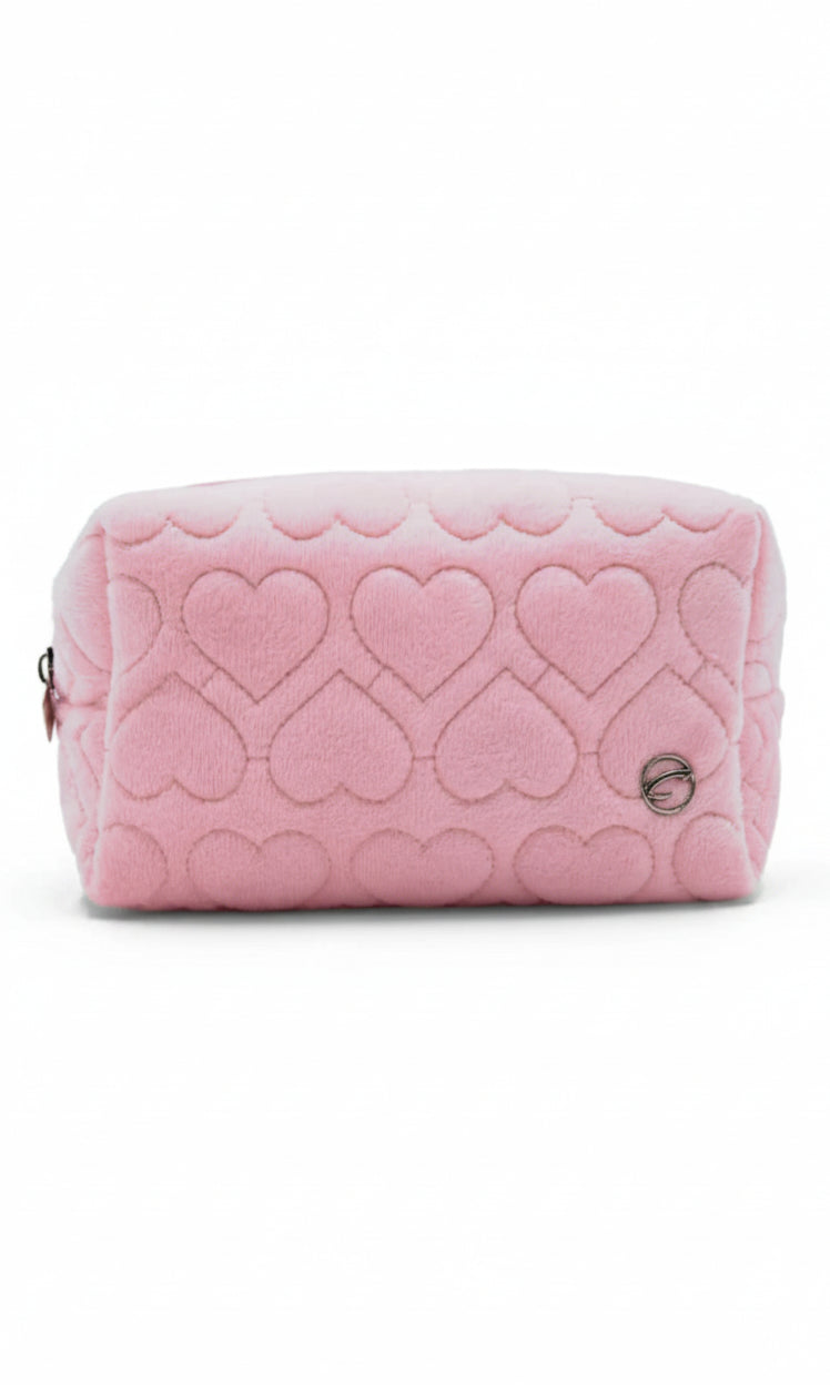 Heart Pouch Pink front vie