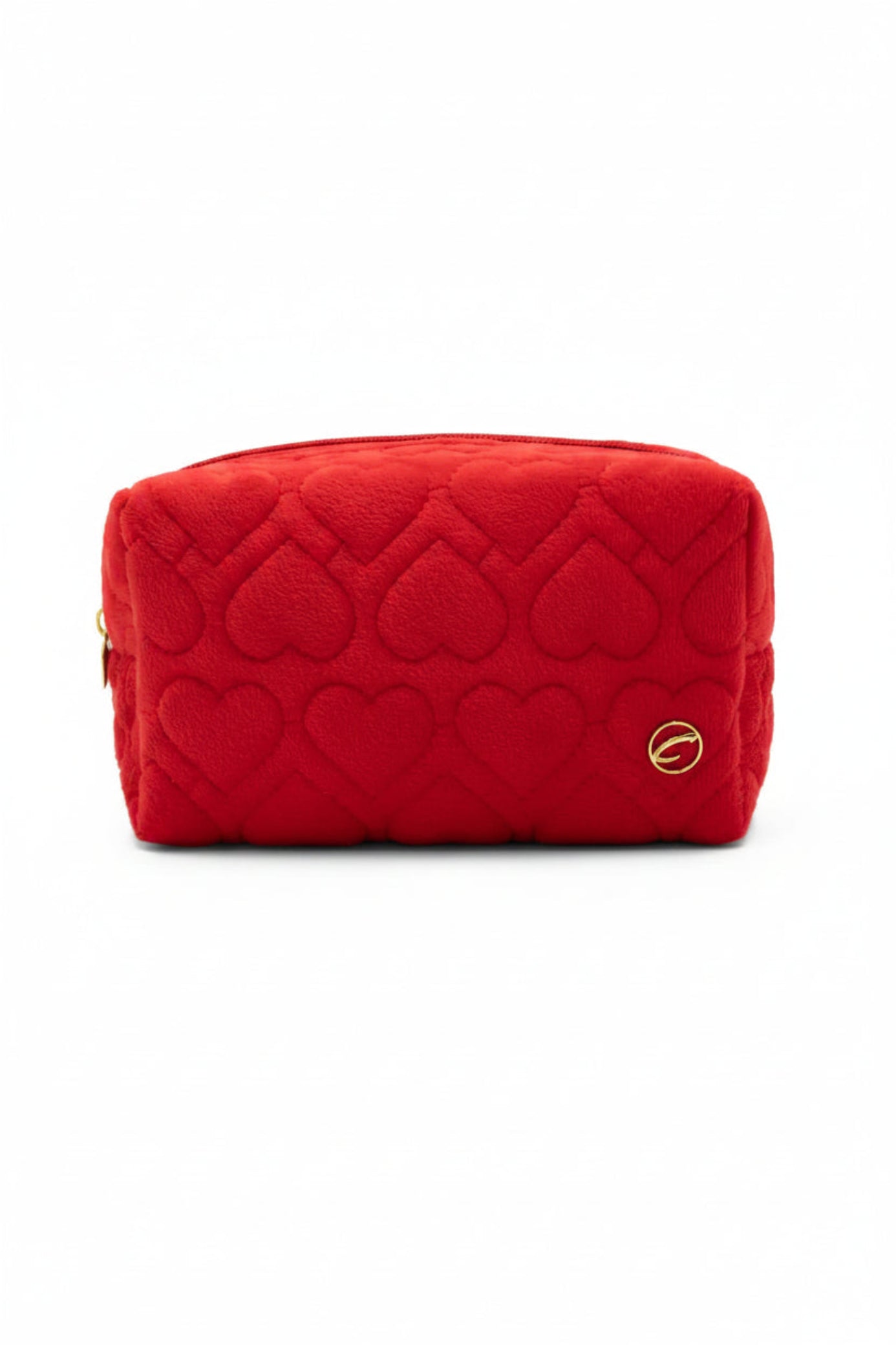 Heart Pouch Red front view