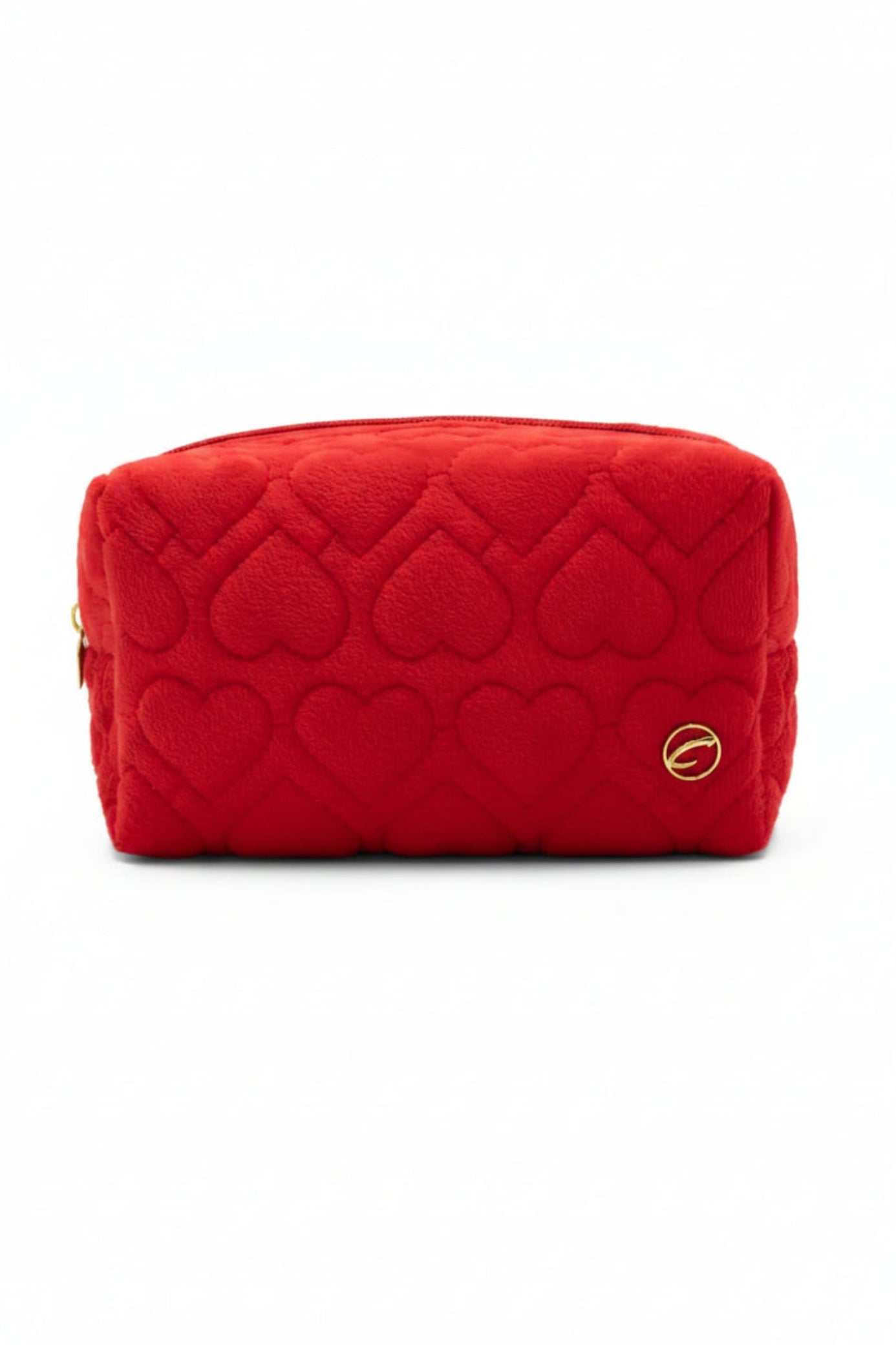 Heart Pouch Red front view