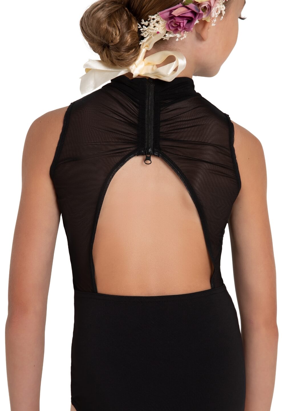 Hyacinth Leotard Black back view