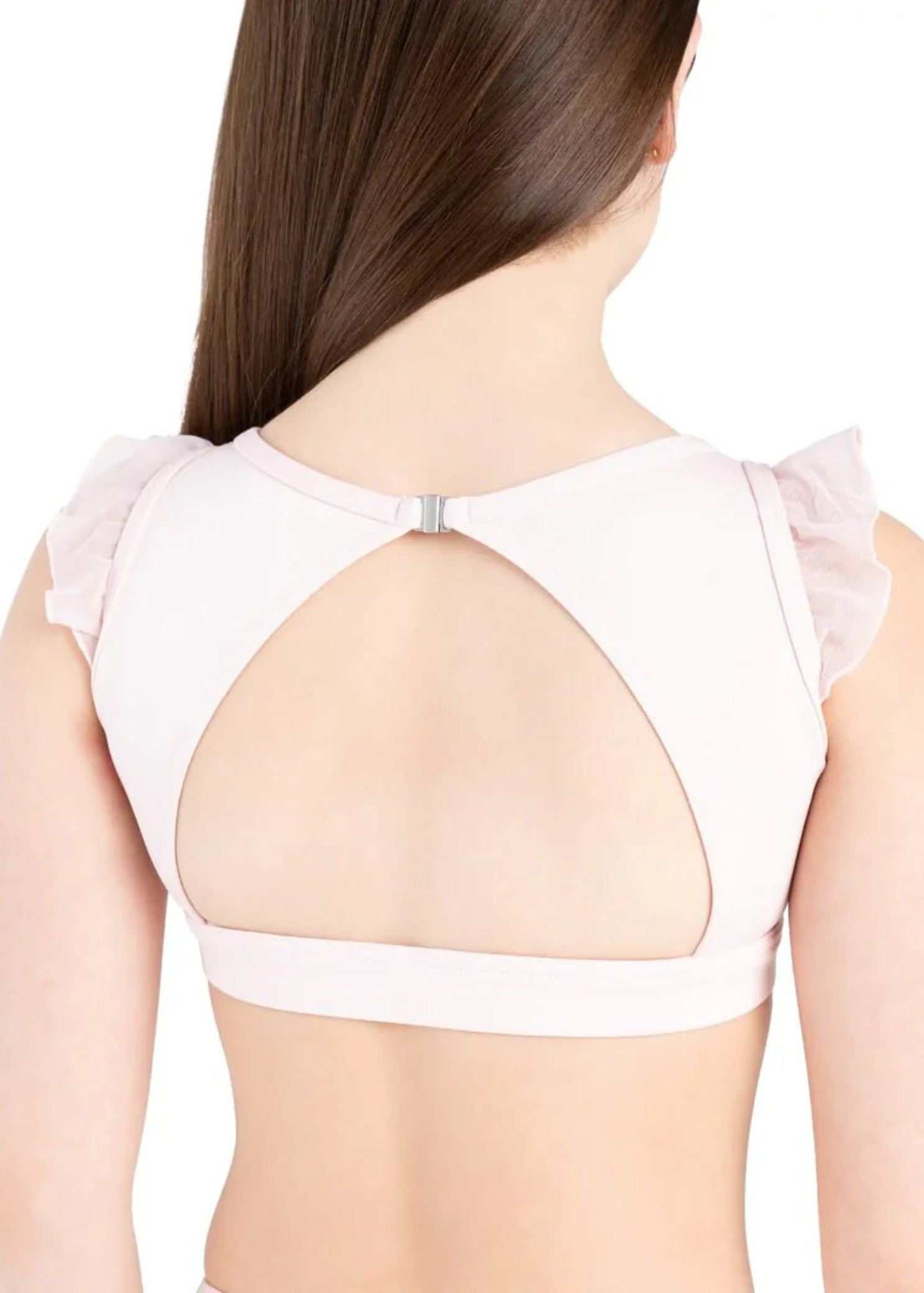 Petal Top Pink back view