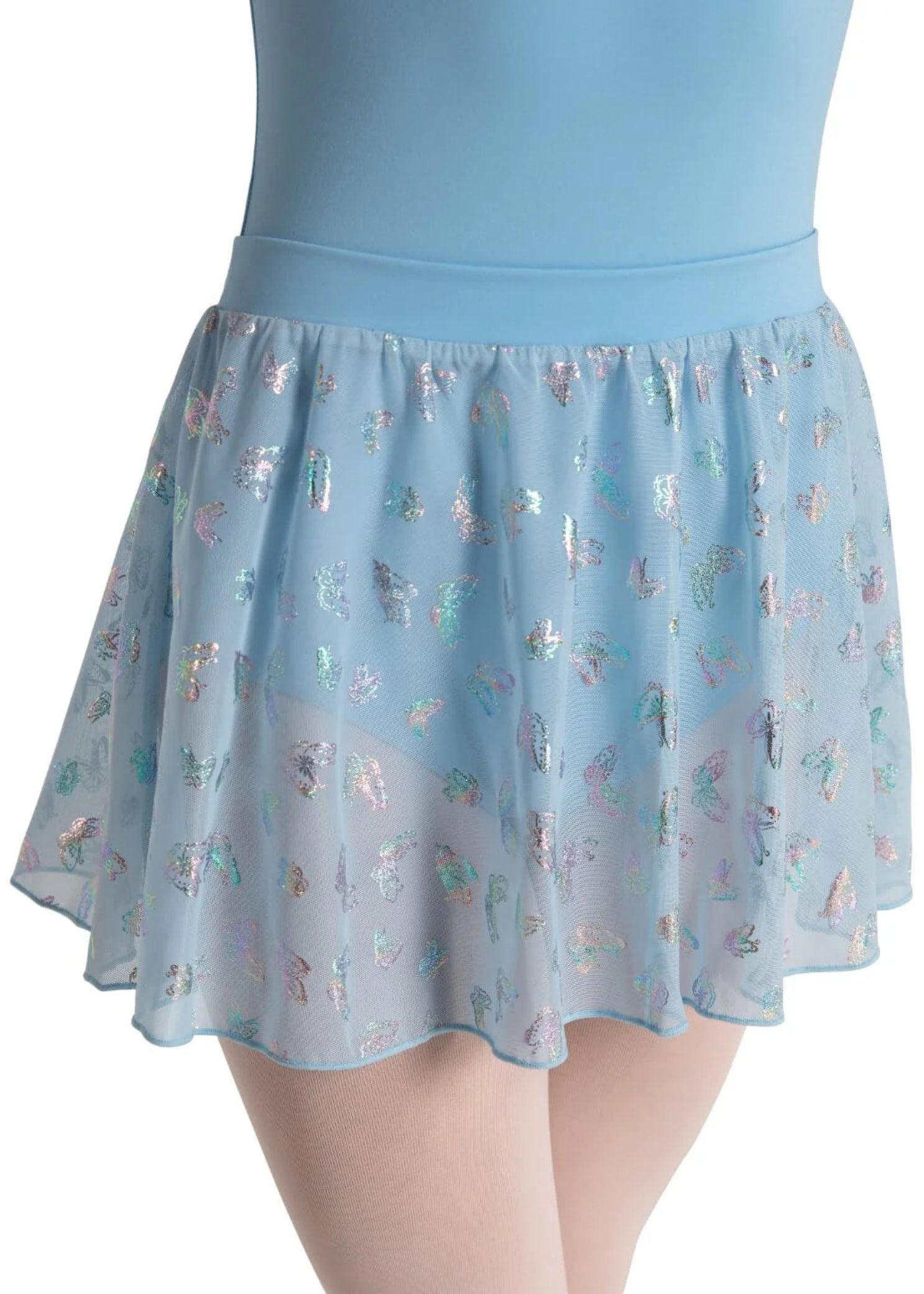 Nova Skirt Light Blue front view