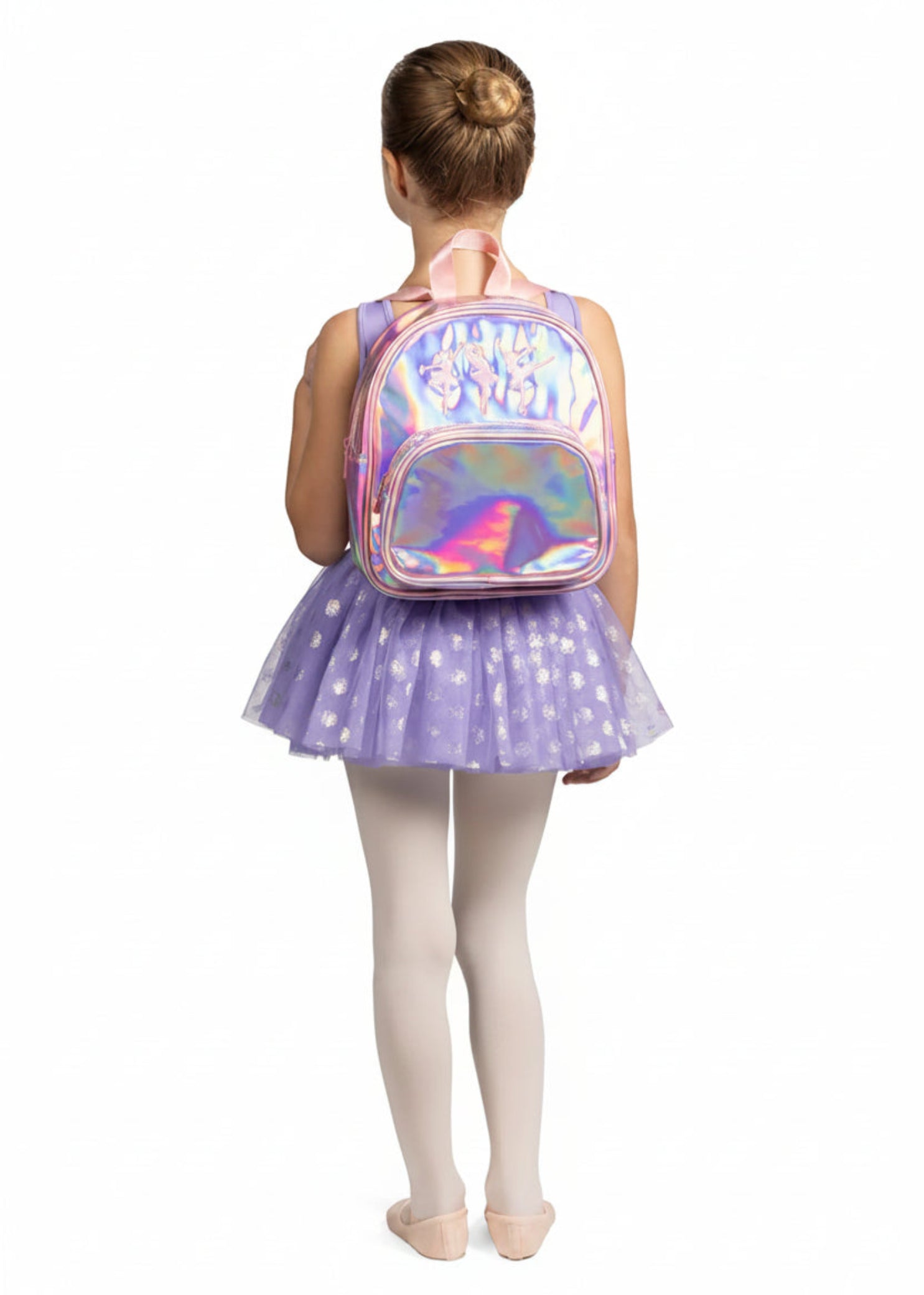Iridescent Ballerina Backpack Pink lifestyle view
