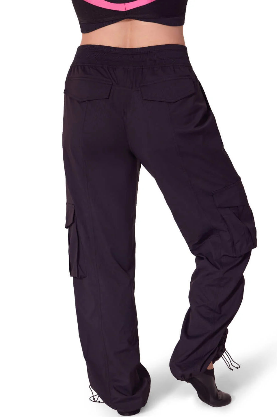 Jet Setter Jogger Black back view
