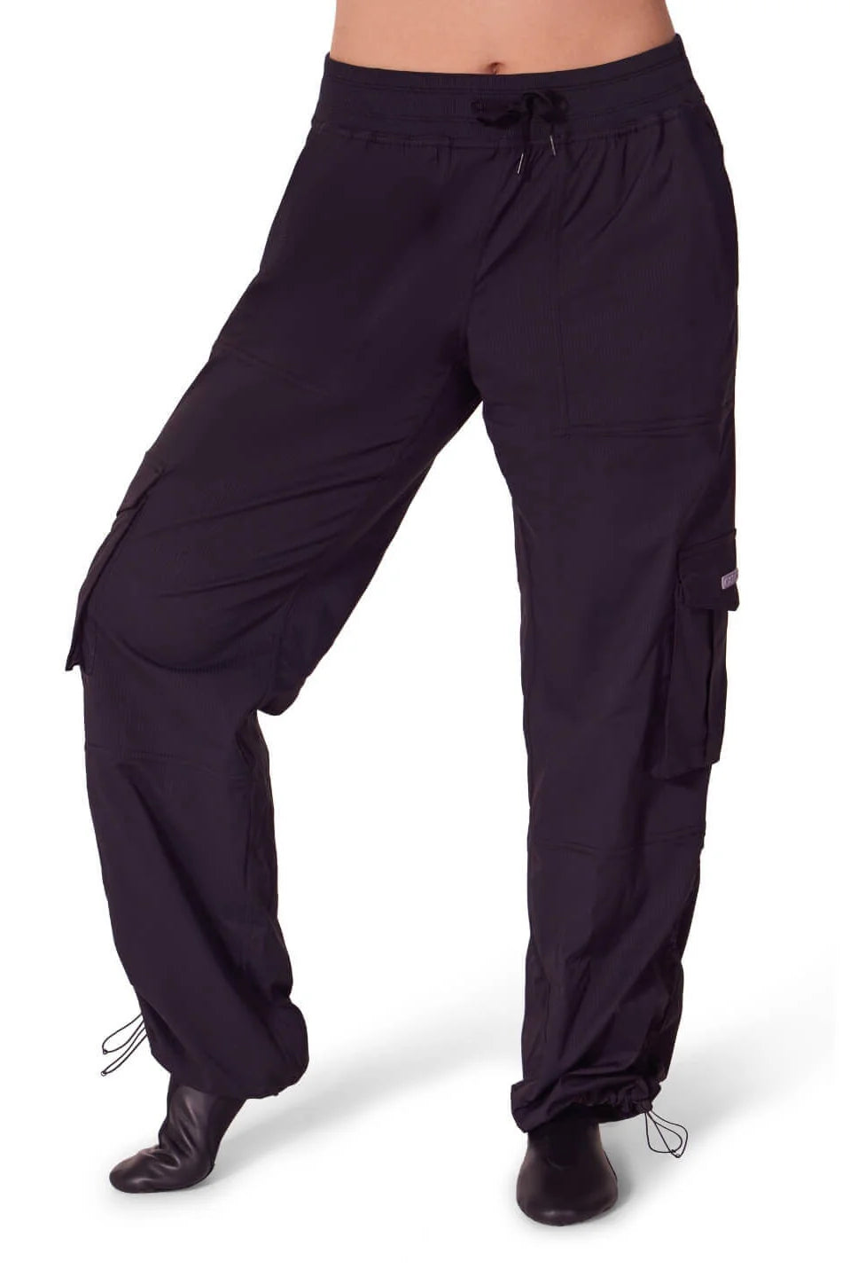 Jet Setter Jogger Black front view